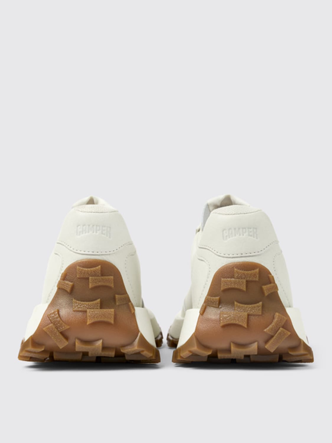 CAMPER SNEAKERS: Sneakers Drift Trail Vibram Camper in pelle, Bianco - Img 4