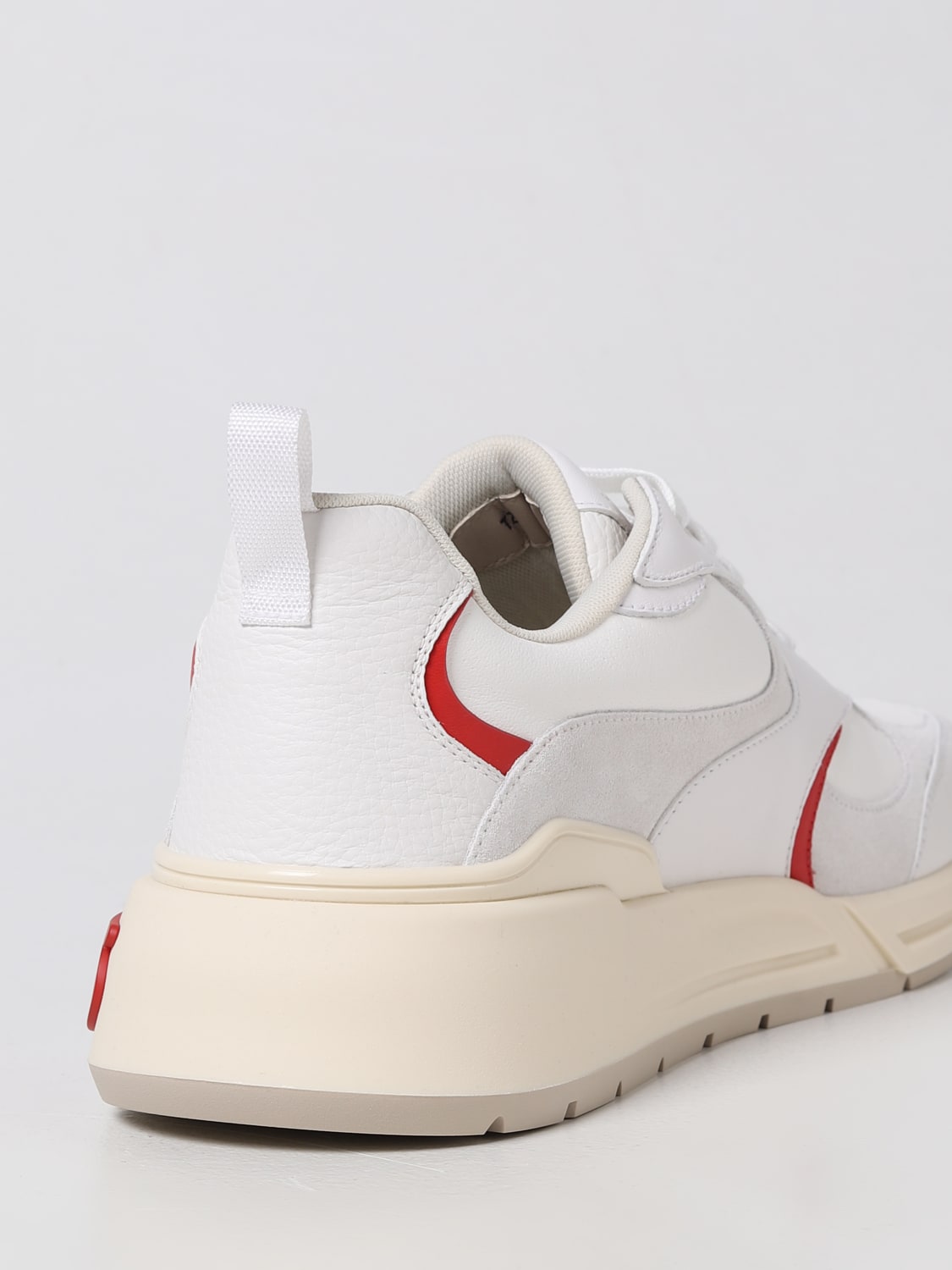 FERRAGAMO SNEAKERS: Ferragamo Cosmina sneakers in leather, White - Img 3