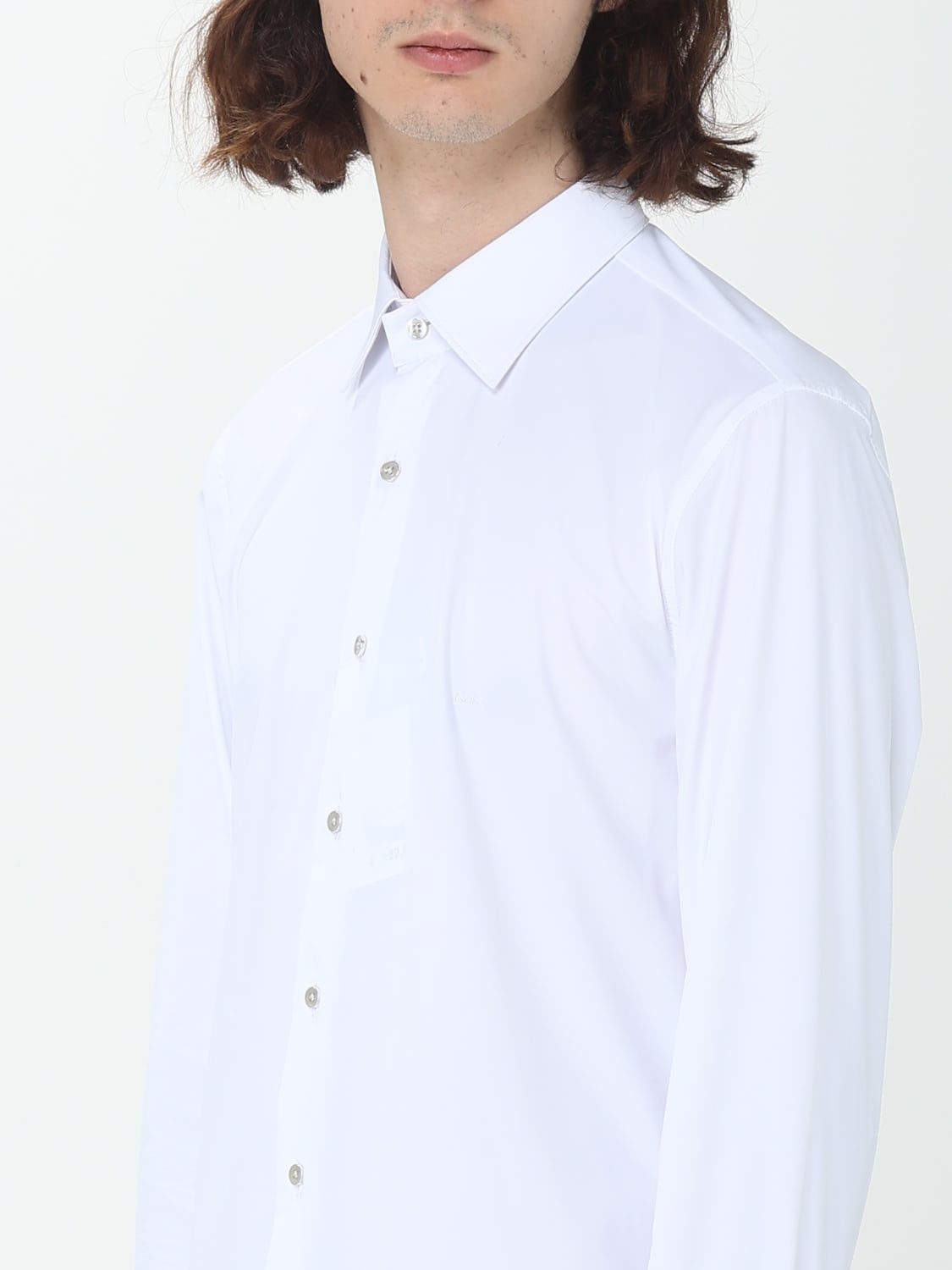 MICHAEL KORS SHIRT: Michael Kors shirt in stretch cotton, White - Img 3