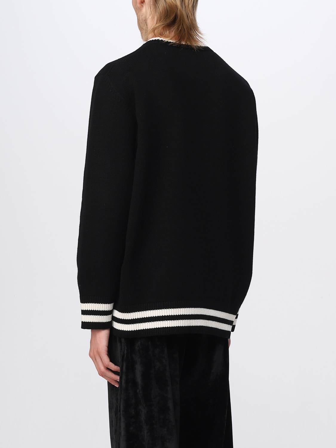 McQueen Outlet: sweater in wool and cashmere blend with