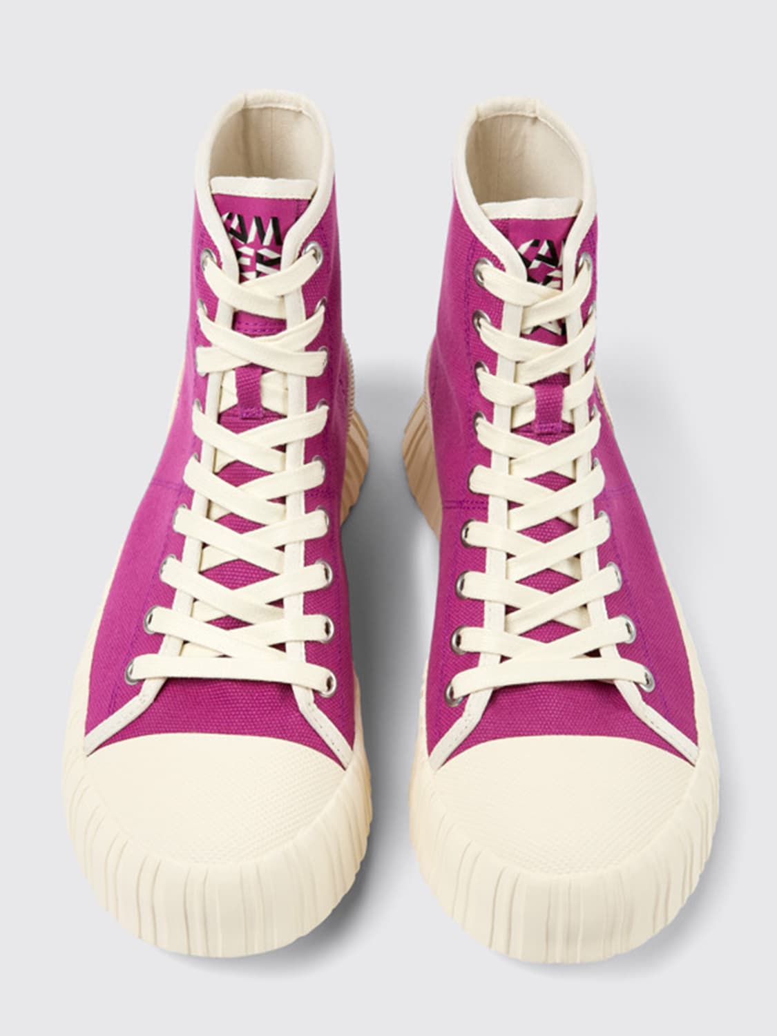 CAMPER SNEAKERS: Camper Roz sneakers in recycled cotton, Violet - Img 3