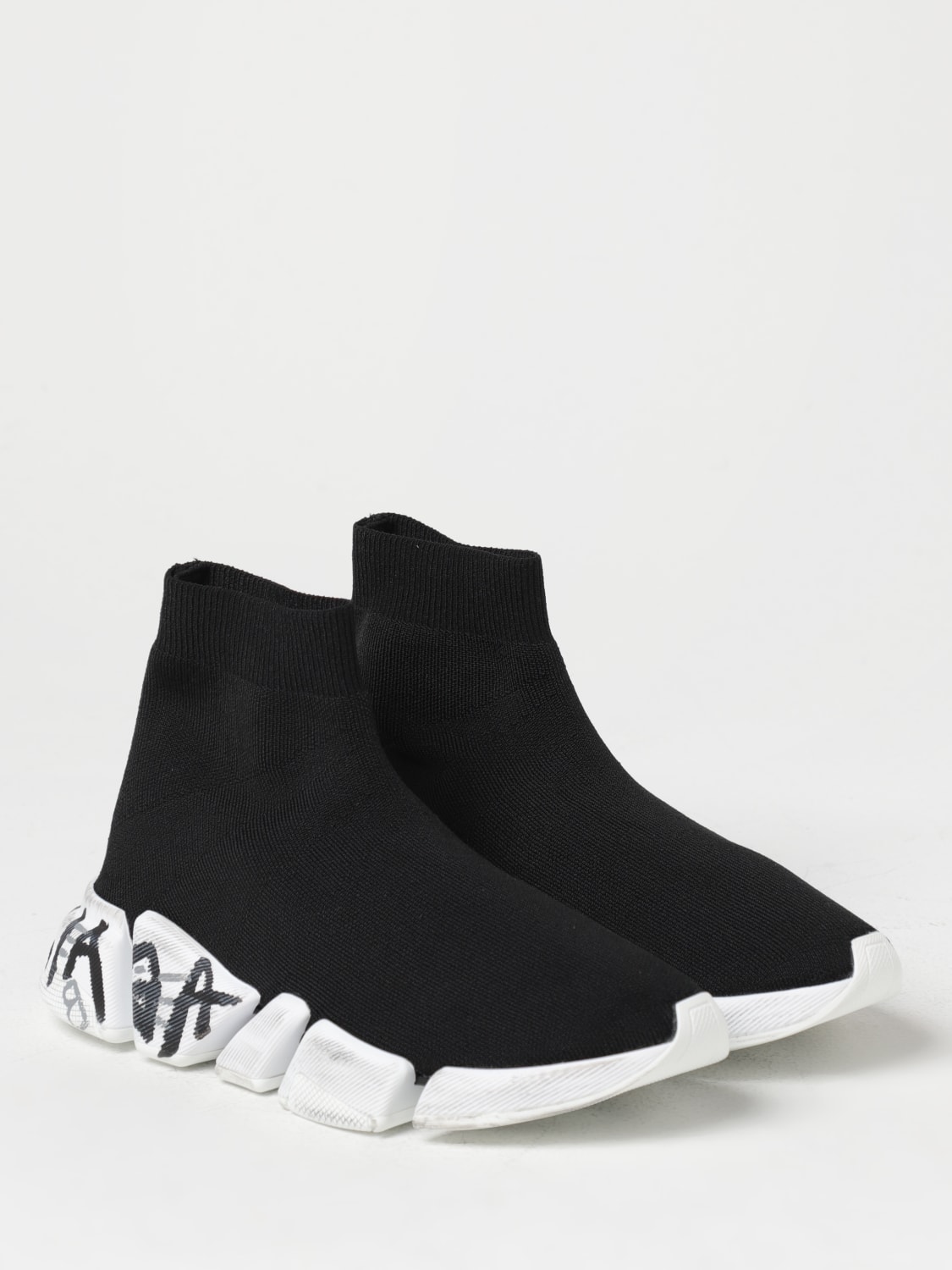 BALENCIAGA: Speed 2.0 sneakers in stretch knit - Black