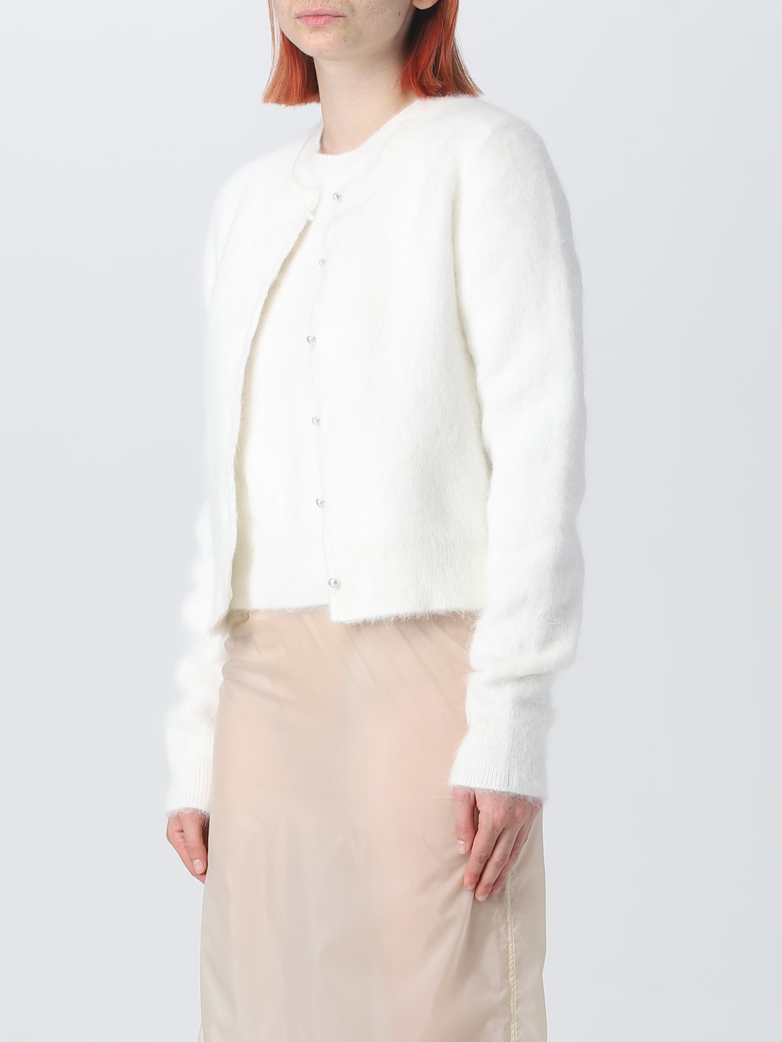 MAISON MARGIELA CARDIGAN: T-shirt femme Maison Margiela, Blanc - Img 4