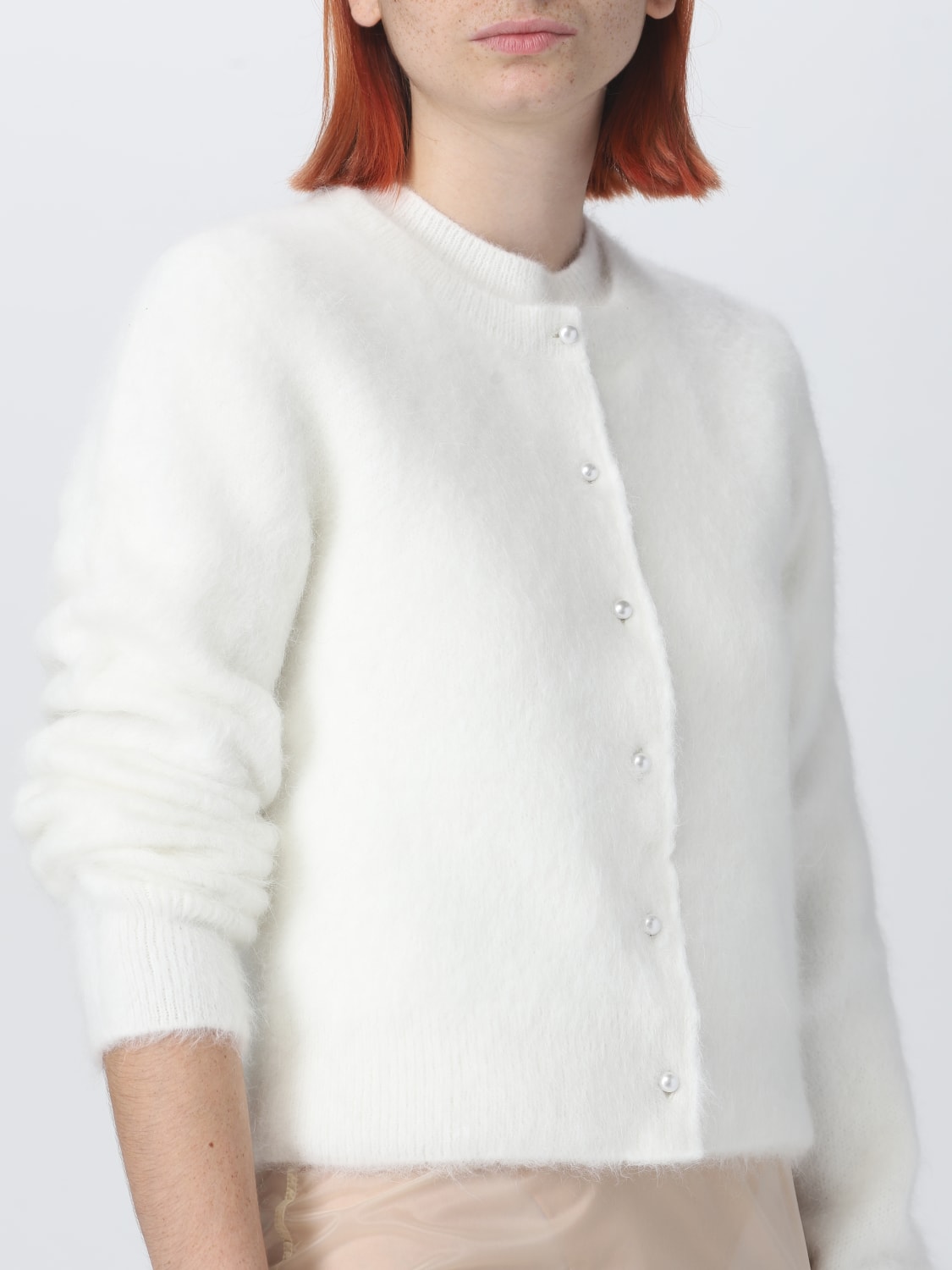 MAISON MARGIELA CARDIGAN: T-shirt femme Maison Margiela, Blanc - Img 5