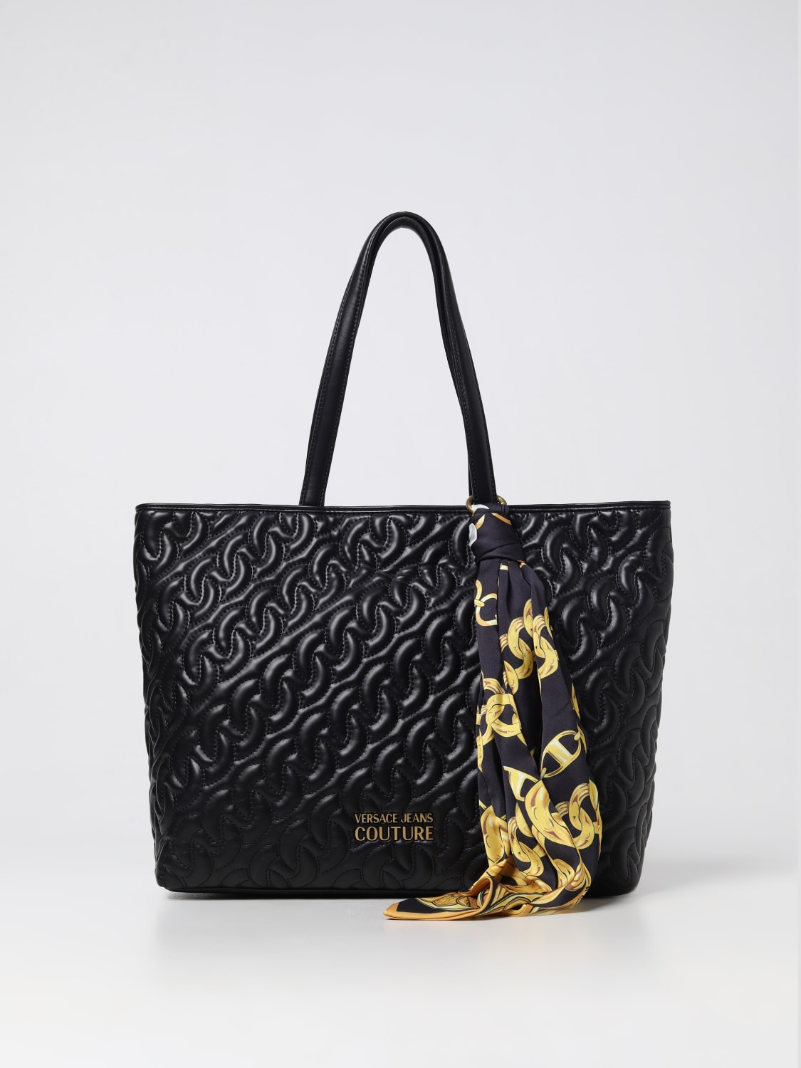 VERSACE JEANS COUTURE：ハンドバッグ レディース - ブラック | GIGLIO ...