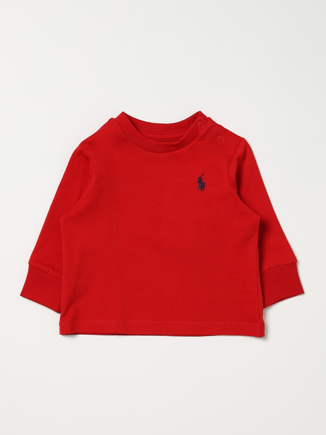POLO RALPH LAUREN T-SHIRT: T-shirt kids Polo Ralph Lauren, Red - Img 1