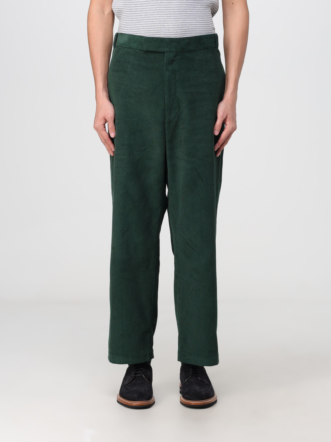 THOM BROWNE PANTS: Pants men Thom Browne, Green - Img 1