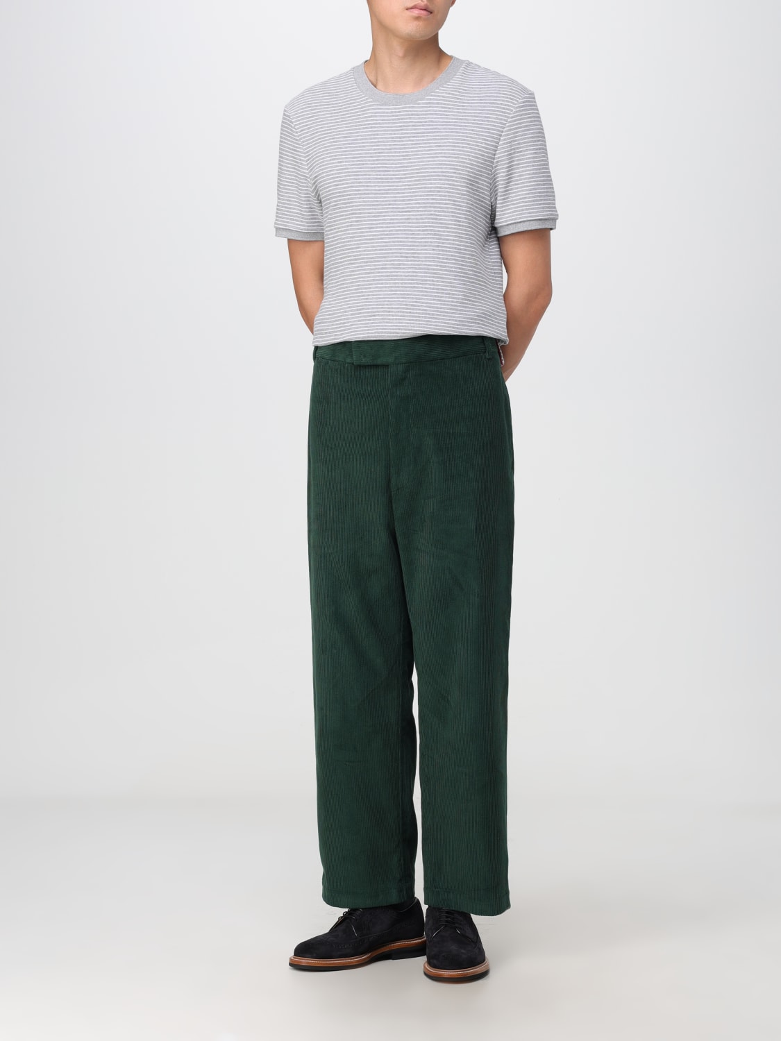 THOM BROWNE PANTS: Pants men Thom Browne, Green - Img 2