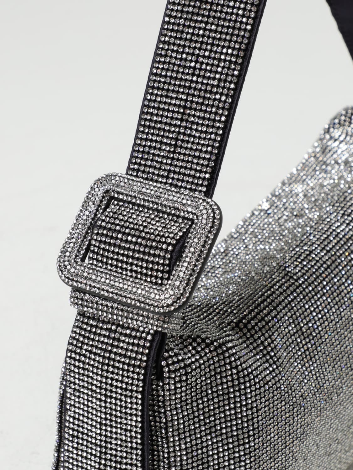 BENEDETTA BRUZZICHES SAC PORTÉ ÉPAULE: Sac porté épaule femme Benedetta Bruzziches, Argent - Img 3