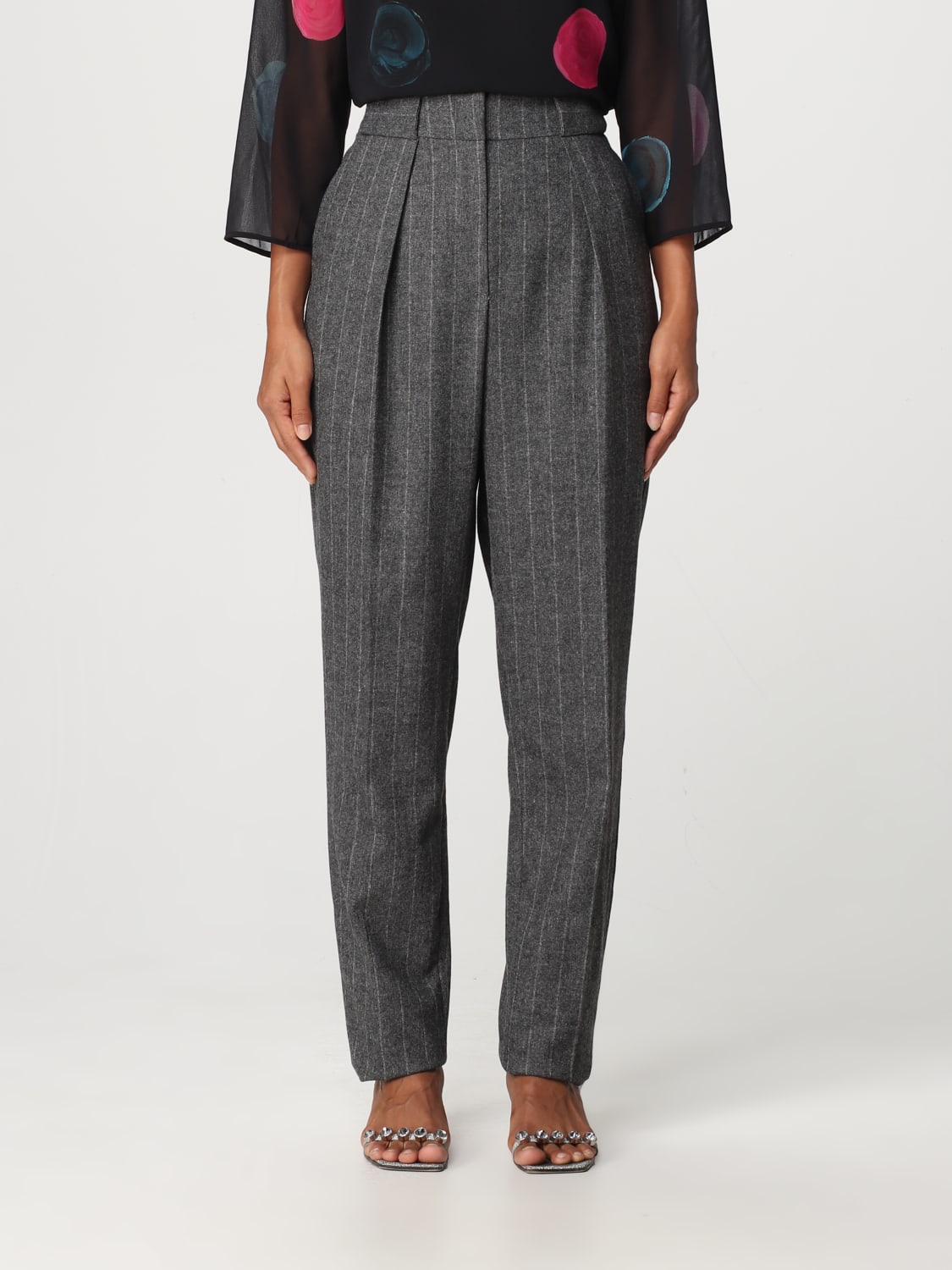 パンツ EMPORIO ARMANI Woman Pants Multicolor H4NP29E2117 016 Emporio Armani Outlet: Pants woman - Multicolor | Emporio