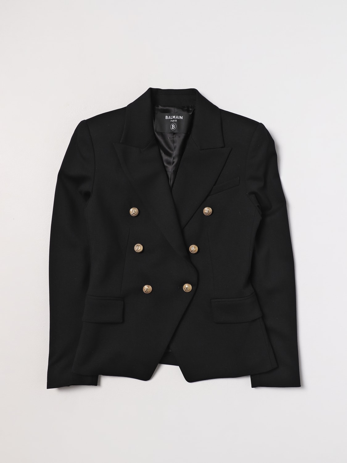 BALMAIN BLAZER: Blazer kids Balmain Kids, Black - Img 1