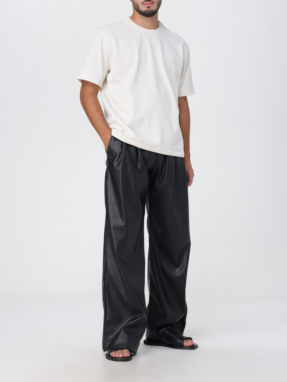 JIL SANDER T恤: T恤 男士 Jil Sander, 白色 - Img 2