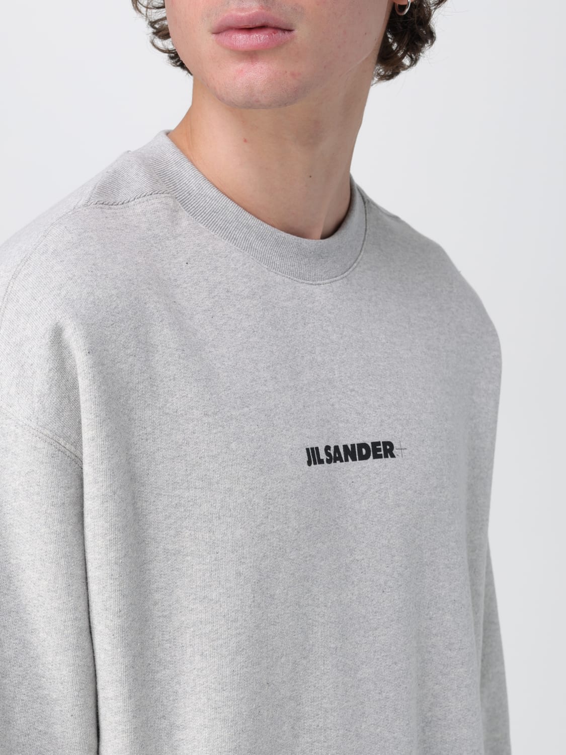 JIL SANDER ТОЛСТОВКА: Свитер Мужское Jil Sander, Серый - Img 5