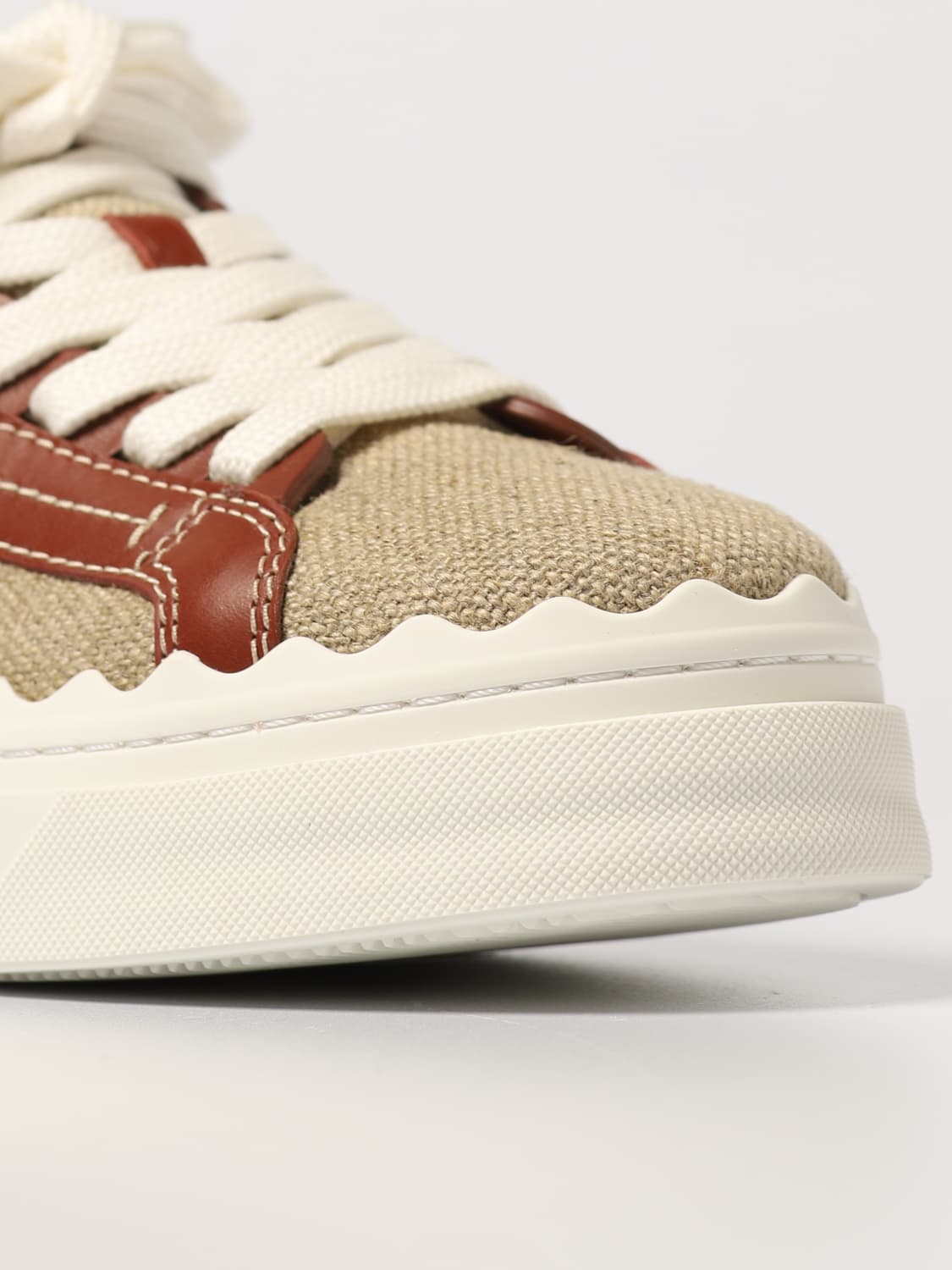スニーカー CHLOE Woman Sneakers Rope C22U108Z4 90U CHLOÉ: Chloé Lauren sneakers in canvas and leather with