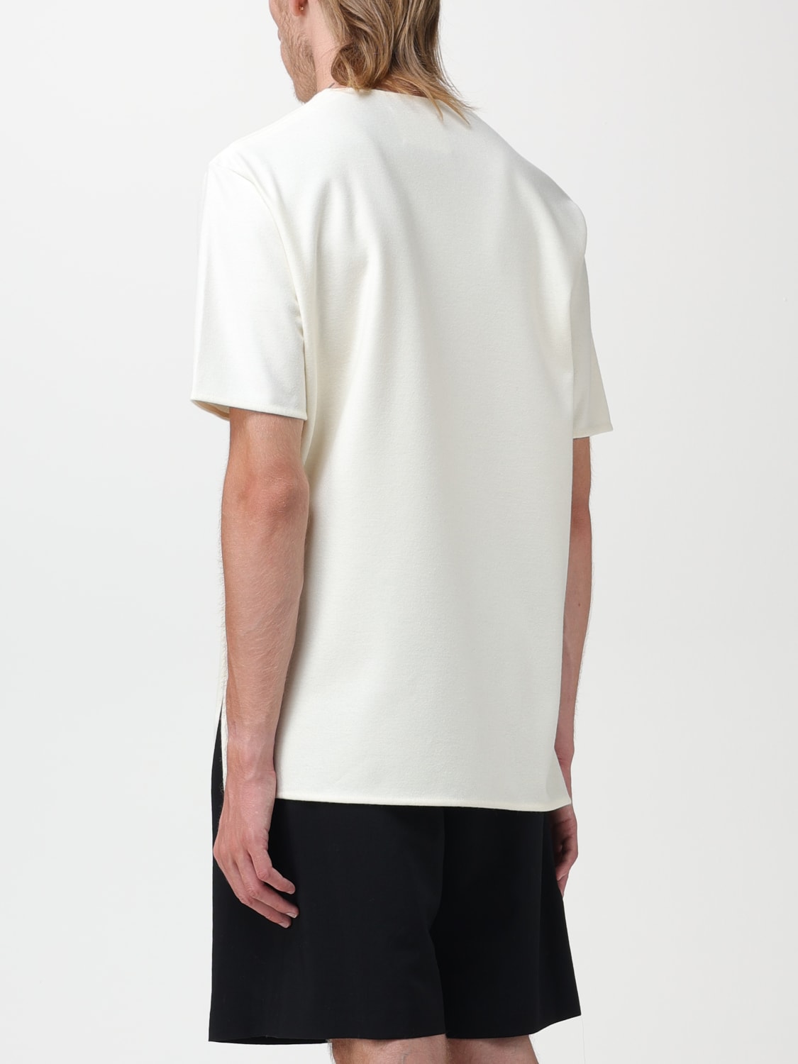 JIL SANDER T-SHIRT: T-shirt men Jil Sander, Yellow Cream - Img 3