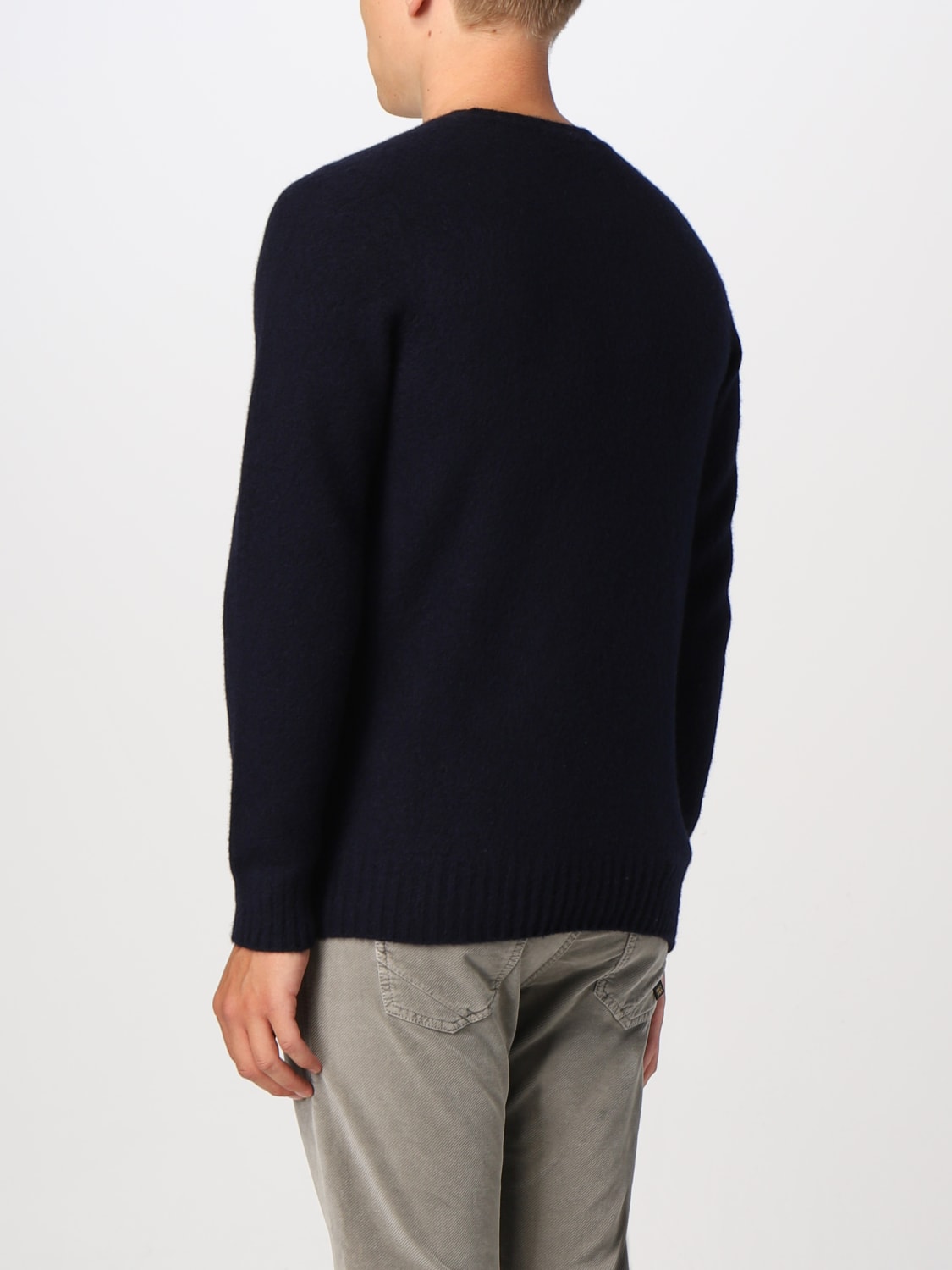 DRUMOHR SWEATER: Drumohr basic shirt, Blue - Img 2