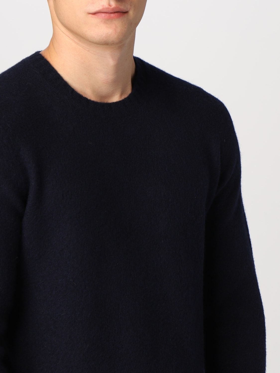 DRUMOHR SWEATER: Drumohr basic shirt, Blue - Img 3