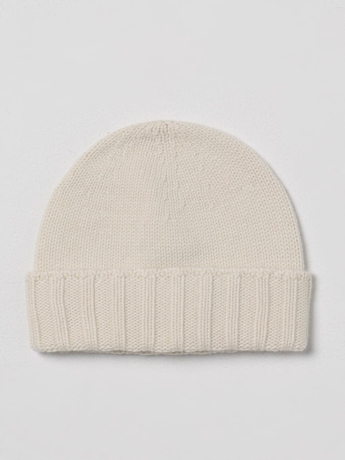 DRUMOHR HAT: Drumohr hat in tricot cashmere, White - Img 2