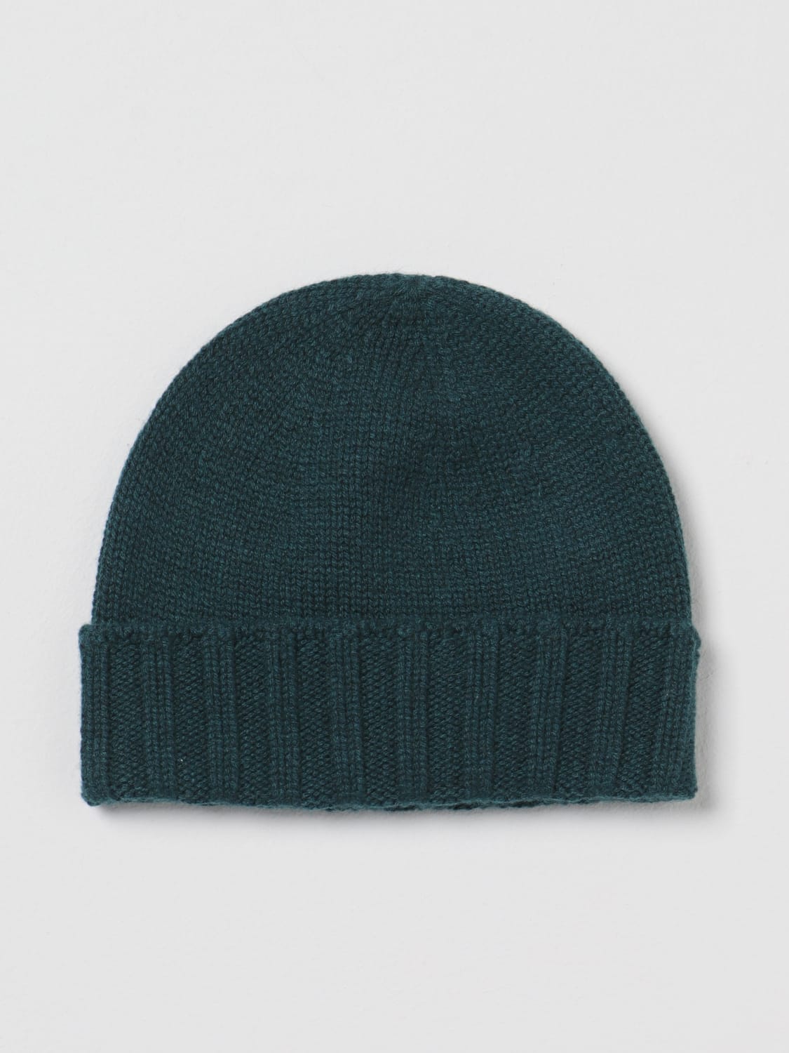 DRUMOHR HAT: Drumohr hat in tricot cashmere, Green - Img 1