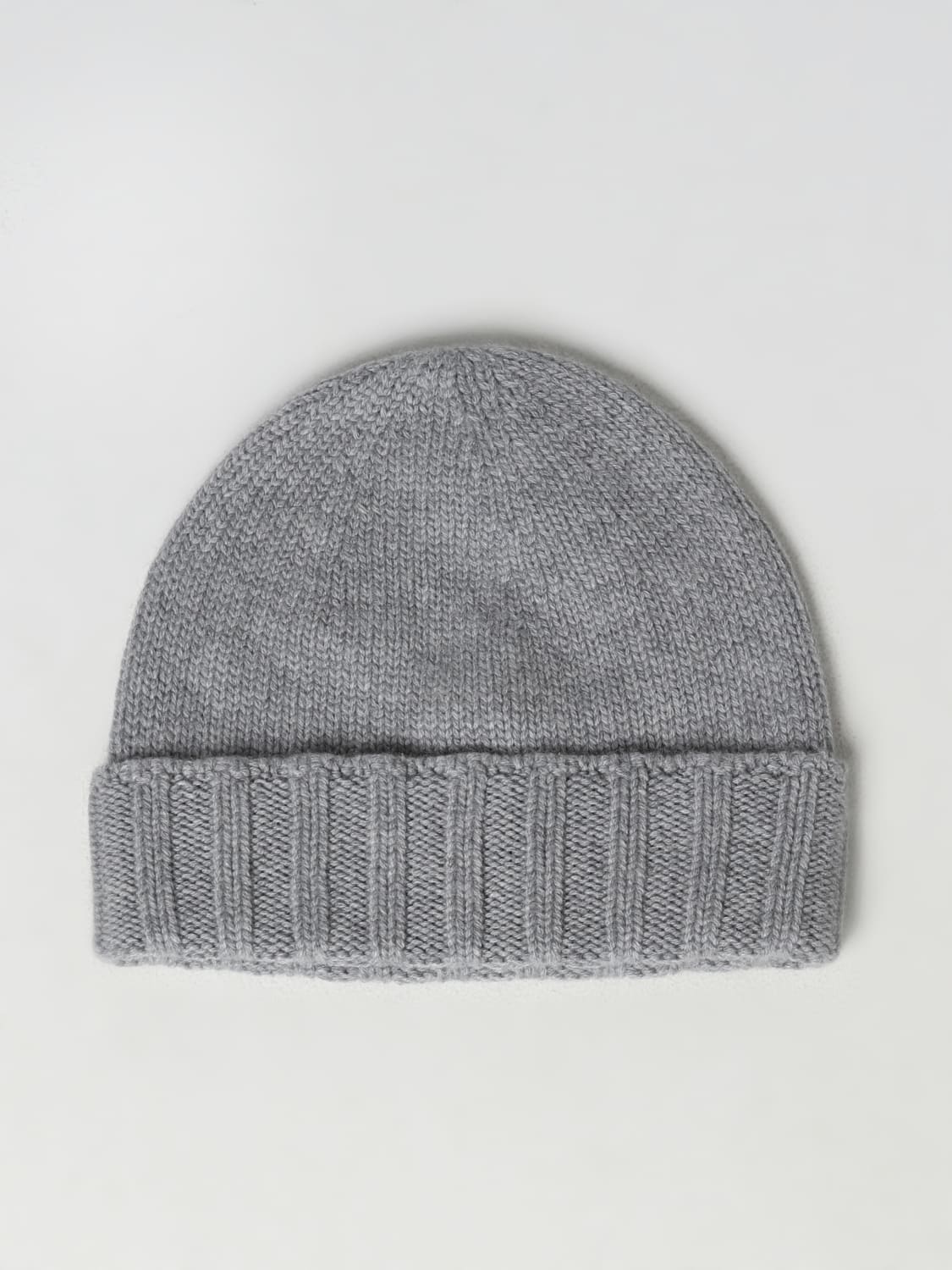 DRUMOHR CAPPELLO: Cappello Drumohr in cashmere tricot, Grigio - Img 1