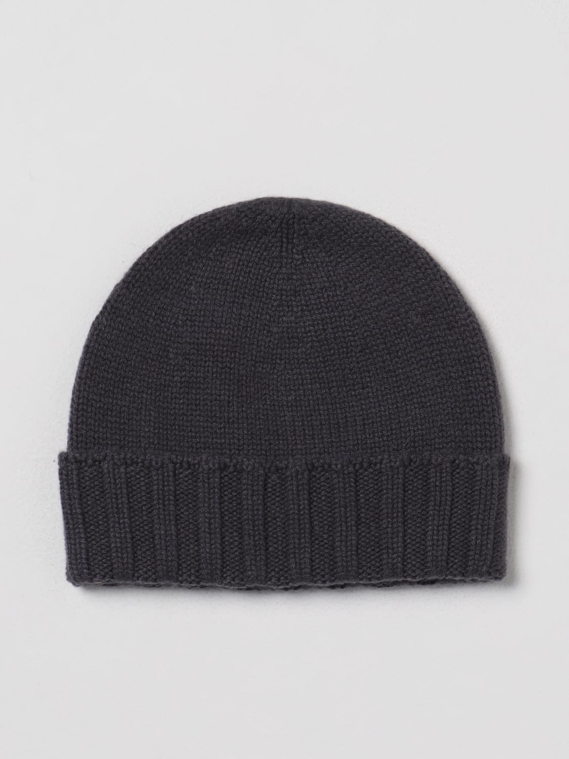 DRUMOHR HAT: Drumohr hat in tricot cashmere, Grey 2 - Img 1