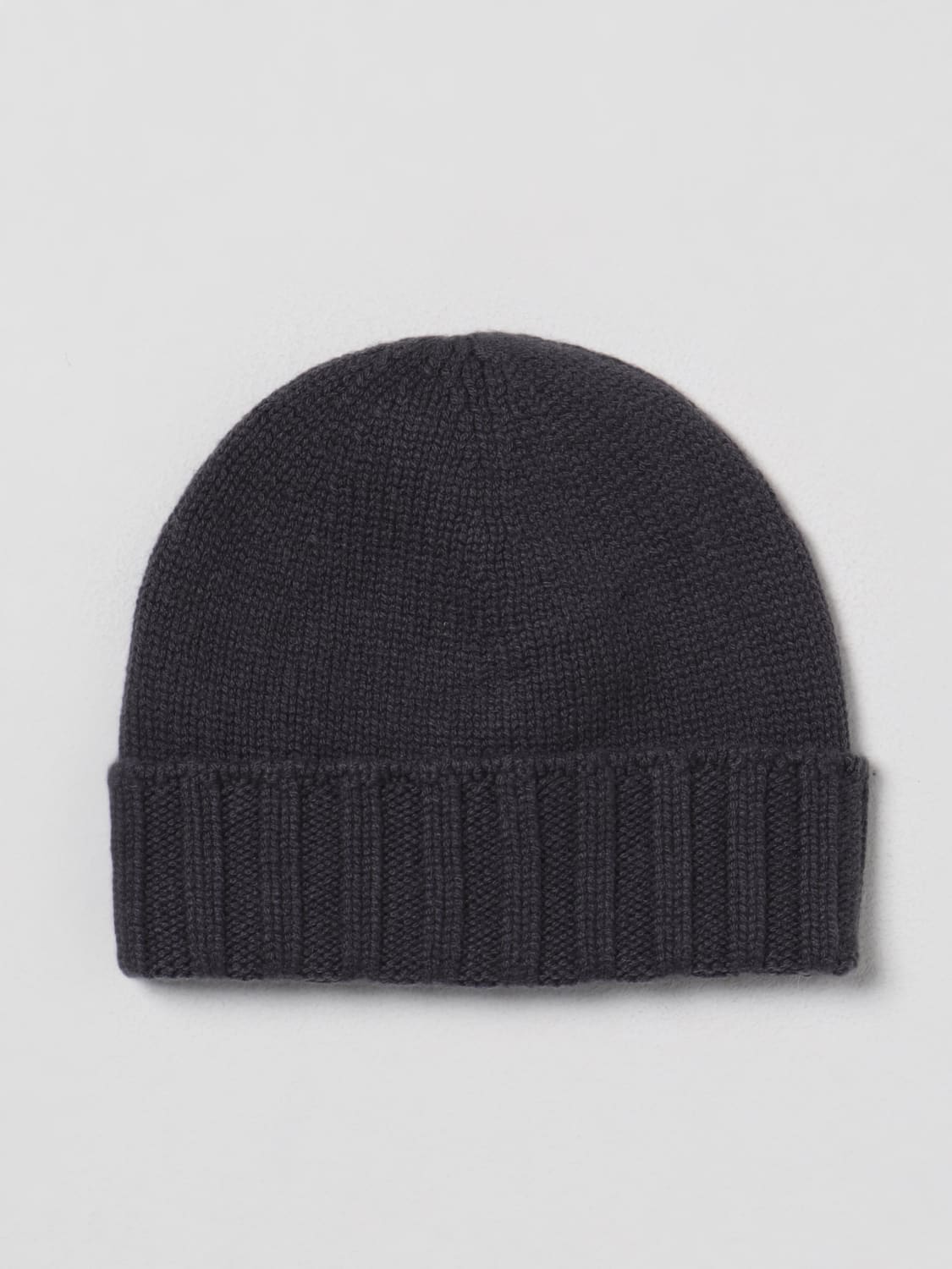 DRUMOHR HAT: Drumohr hat in tricot cashmere, Grey 2 - Img 2