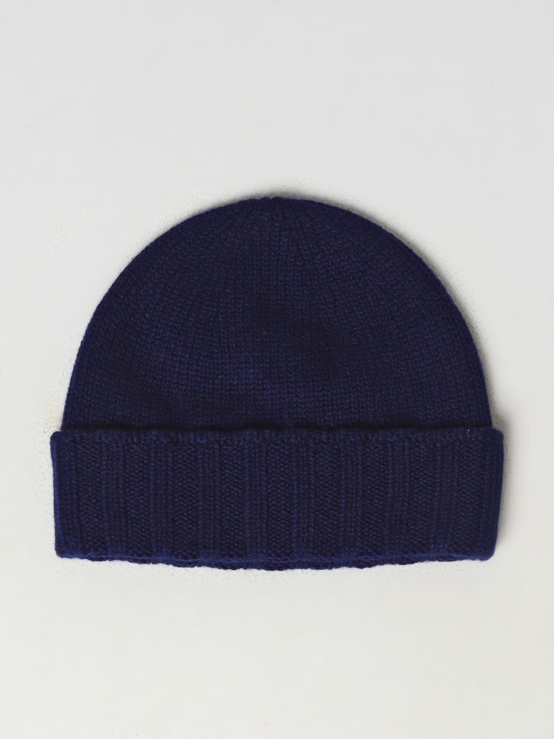 DRUMOHR CAPPELLO: Cappello Drumohr in cashmere tricot, Blue 1 - Img 2