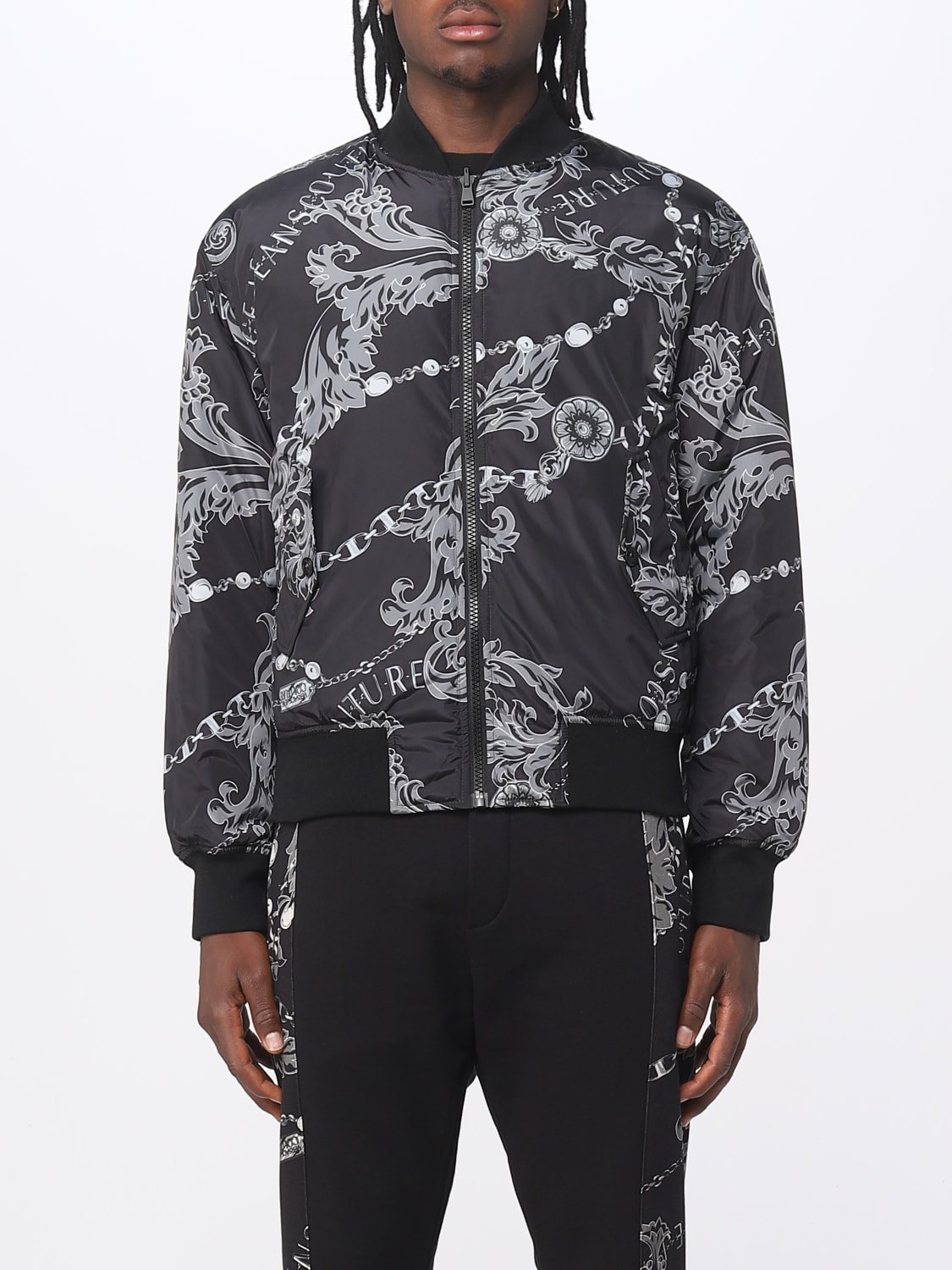 Giglio Bomber Versace Jeans Coturue reversibile in nylon