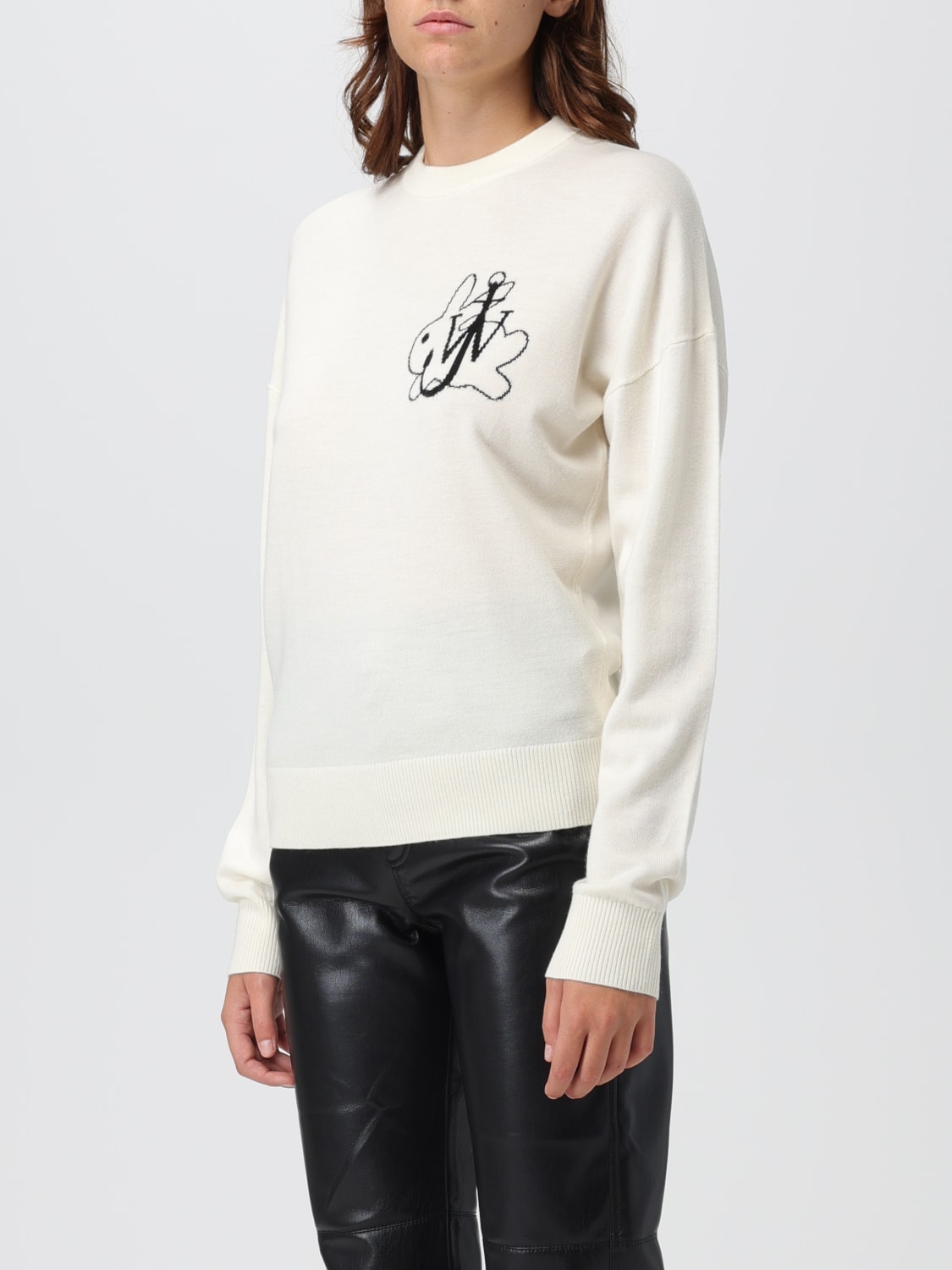 JW ANDERSON PULLOVER: Pullover damen Jw Anderson, Weiß - Img 4