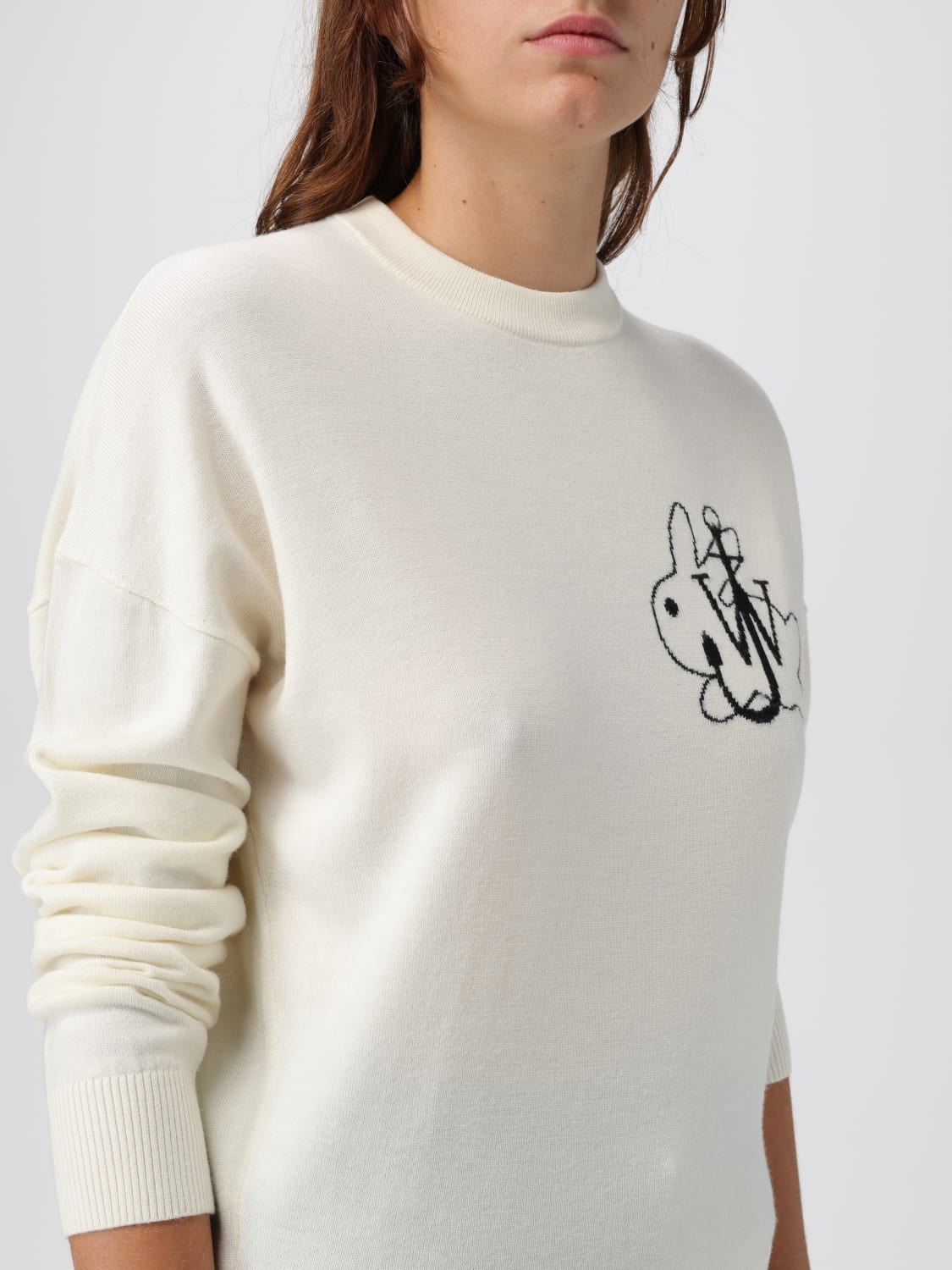 JW ANDERSON PULLOVER: Pullover damen Jw Anderson, Weiß - Img 5