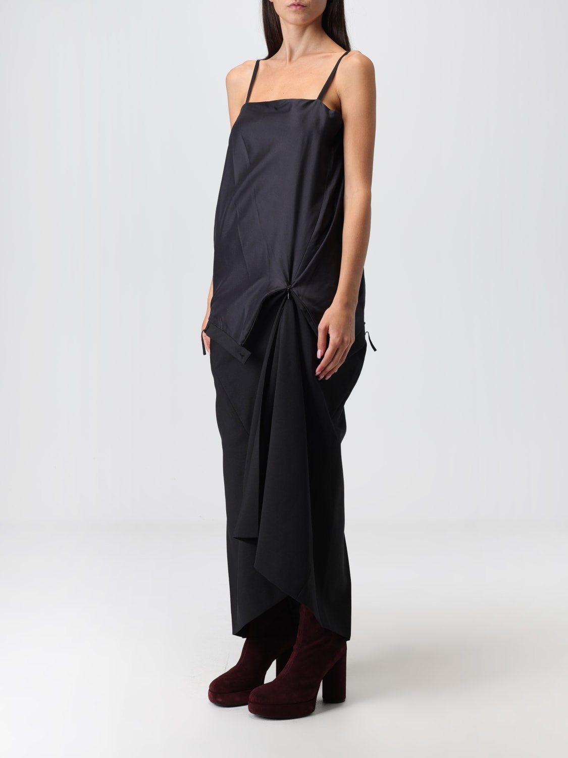 MAISON MARGIELA DRESS: Maison Margiela wool suit, Black - Img 4