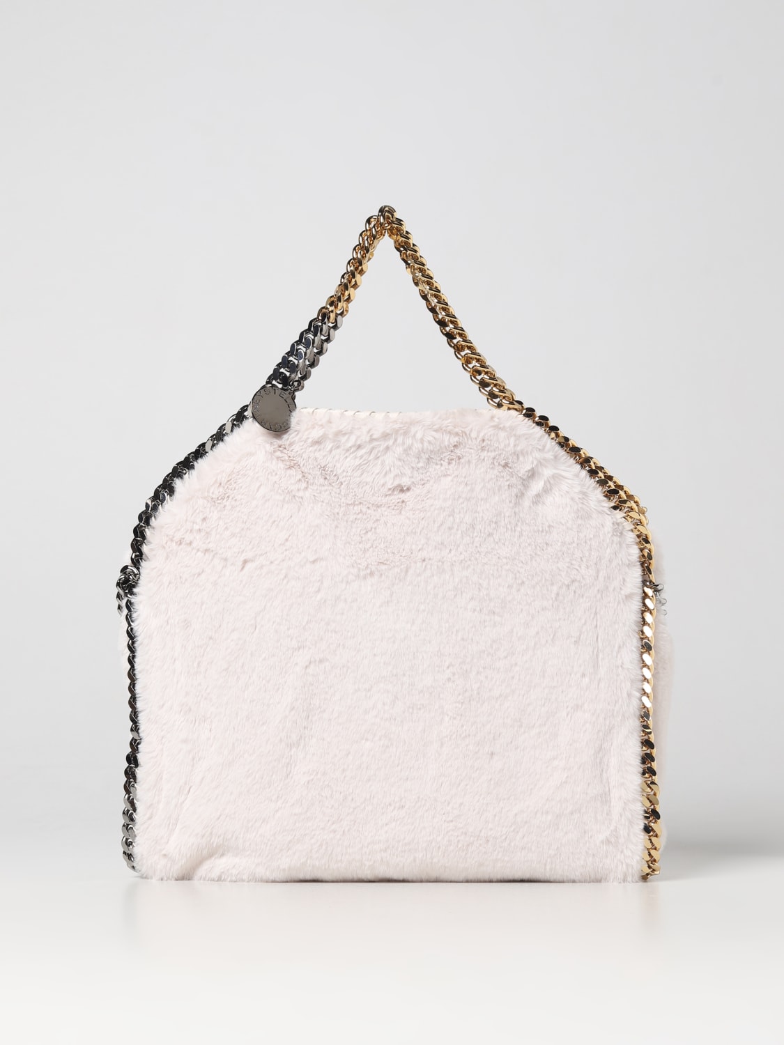 Giglio Borsa Falabella Stella McCartney in pelliccia sintetica con maglia chain