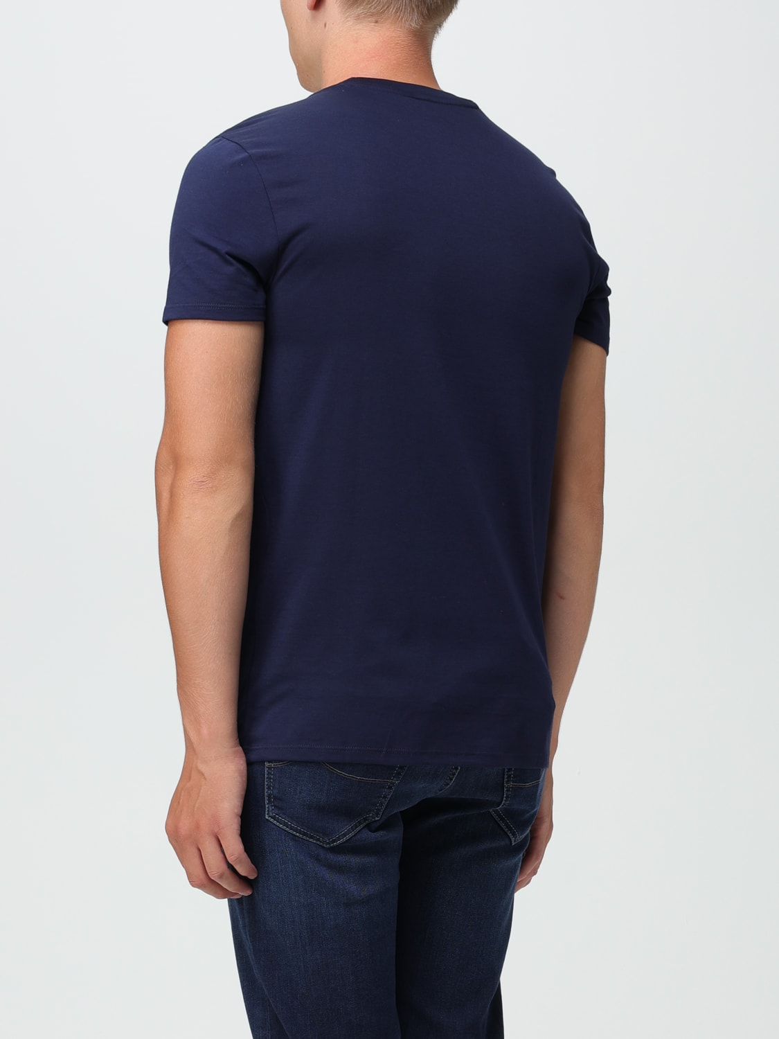 LACOSTE T-SHIRT: T-shirt men Lacoste, Blue - Img 2