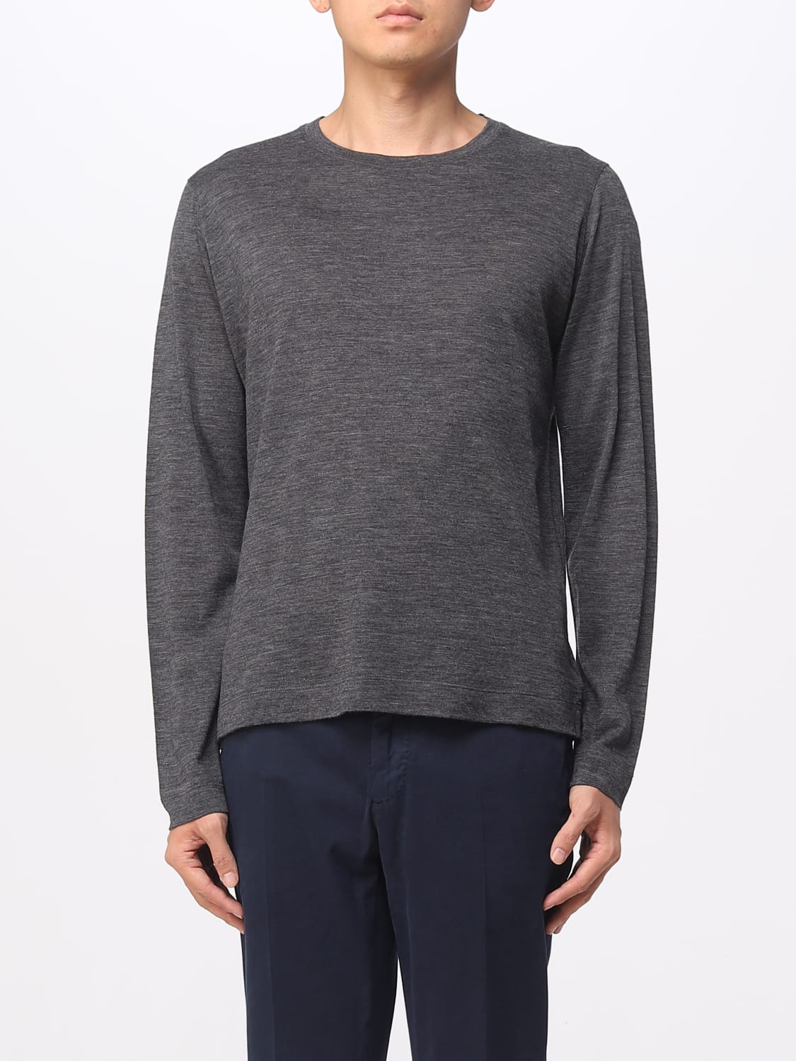 Zanone Outlet T Shirt Men Grey Zanone Sweater 812522zm211 Online