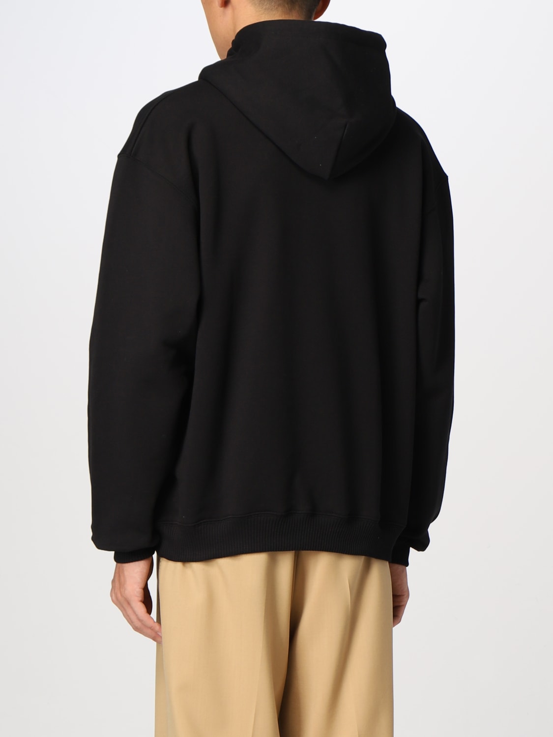 MSGM SWEATSHIRT: Sweatshirt homme MSGM, Noir - Img 3