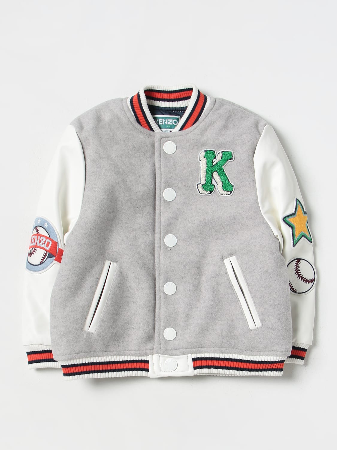 KENZO KIDS ジャケット: ジャケット ボーイ Kenzo Kids, グレー - Img 1