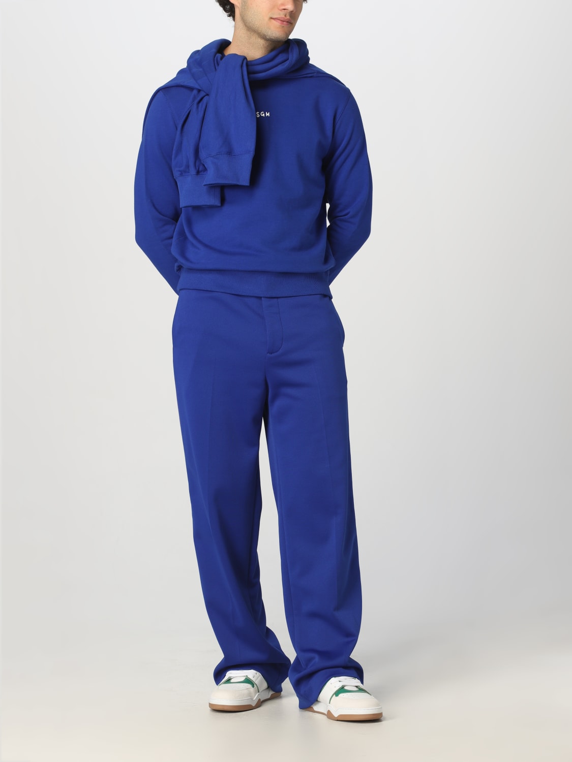 MSGM PANTALON: Pantalon homme MSGM, Bleu - Img 2