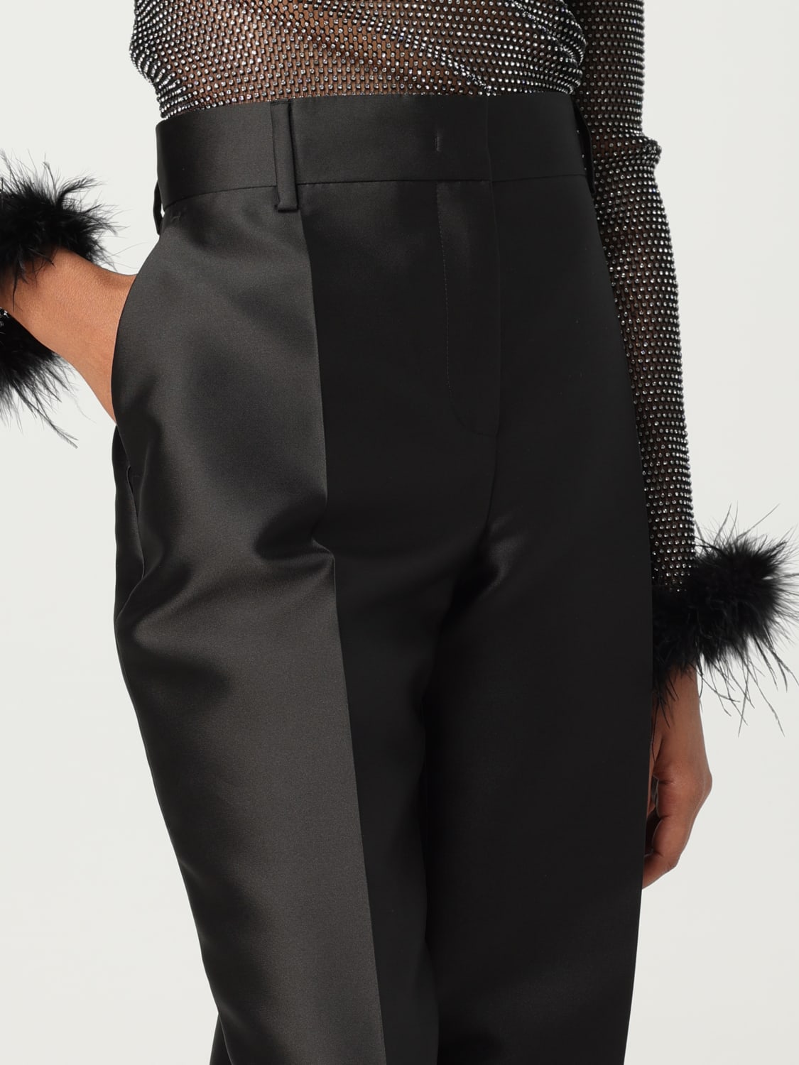 ALBERTA FERRETTI: Pants woman - Black | Alberta Ferretti