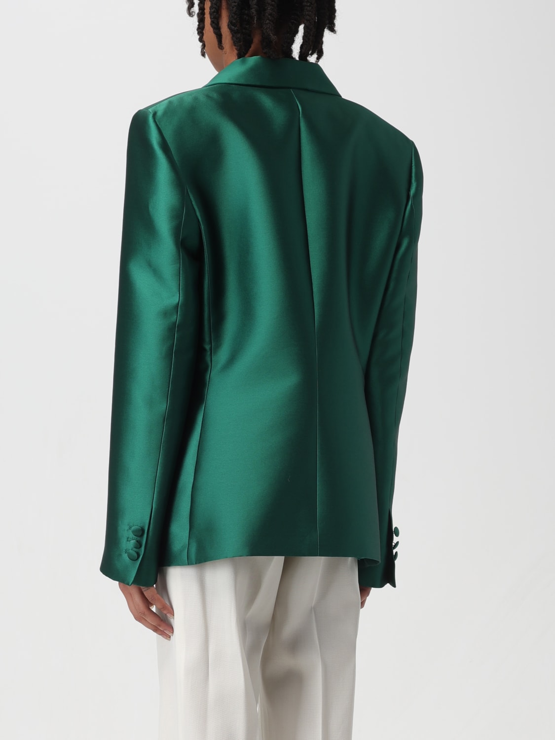 ALBERTA FERRETTI BLAZER: Blazer femme Alberta Ferretti, Vert - Img 2