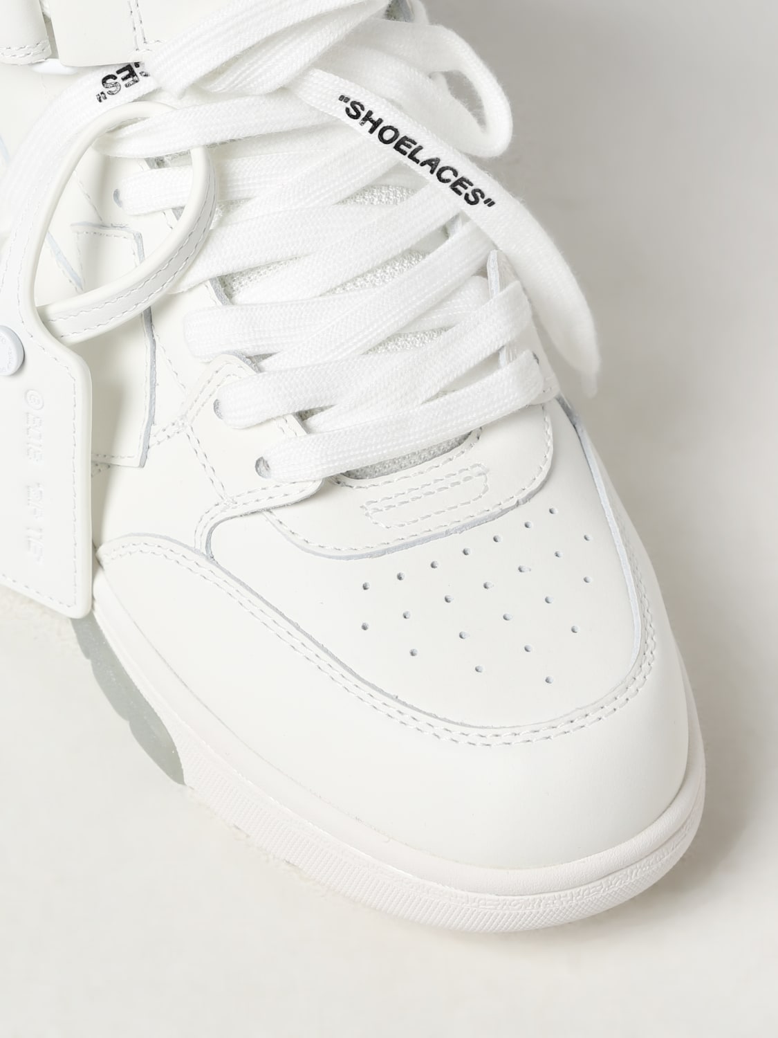 Off White Out Of Office leather sneakers