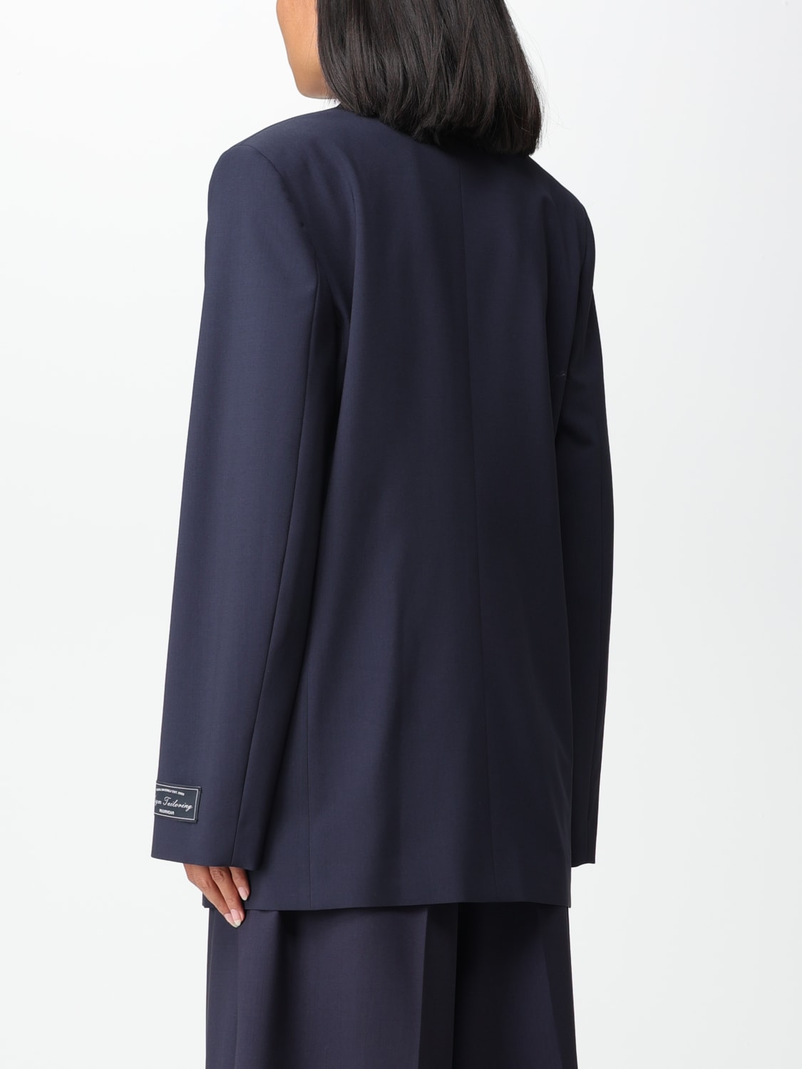MSGM Outlet: Jacket woman - Blue | MSGM jacket