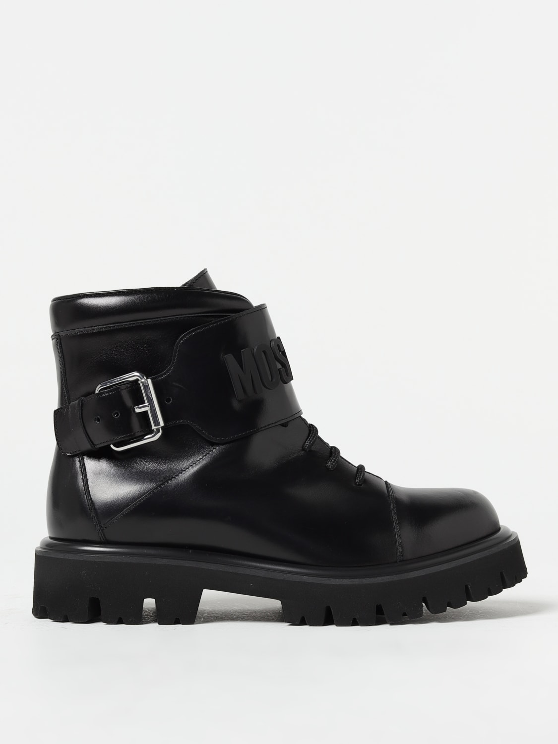 MOSCHINO COUTURE BOTAS: Zapatos hombre Moschino Couture, Negro - Img 1