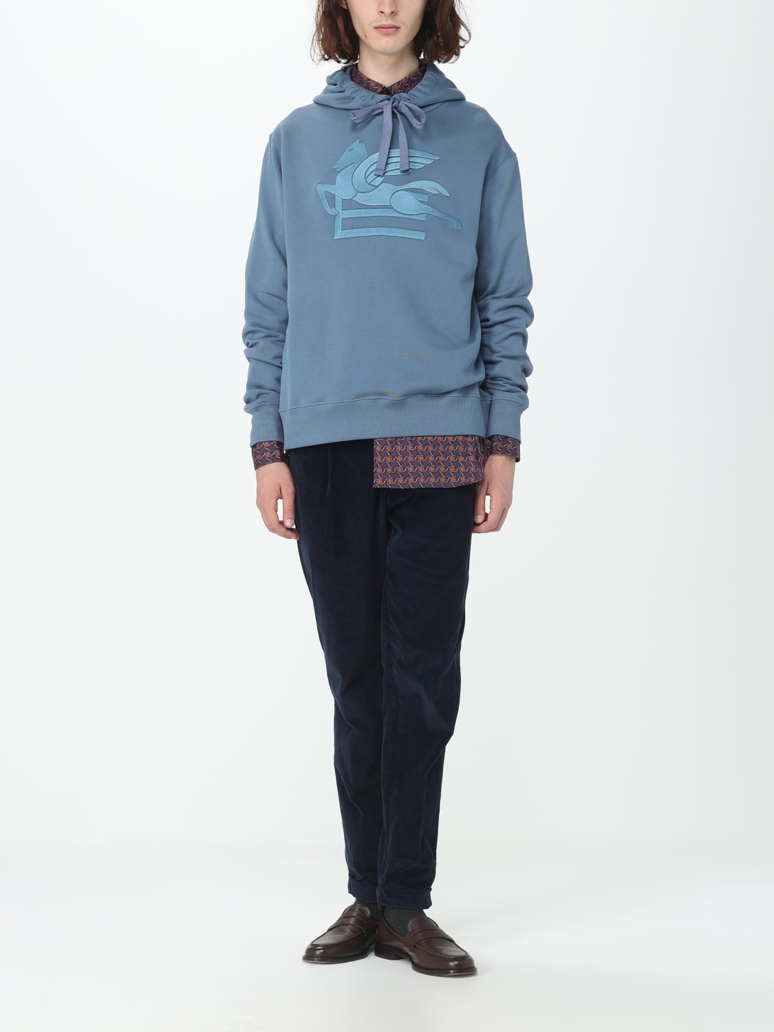 ETRO SWEATSHIRT: Pull homme Etro, Bleu - Img 2