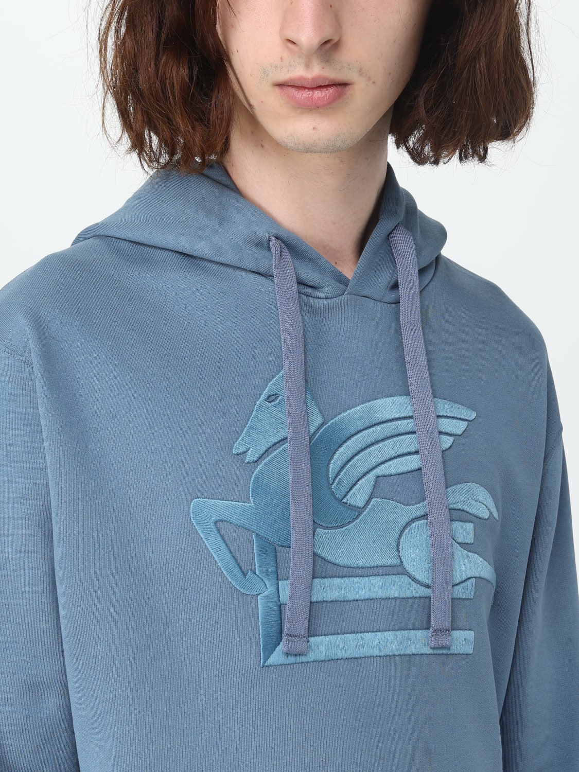 ETRO SWEATSHIRT: Pull homme Etro, Bleu - Img 5