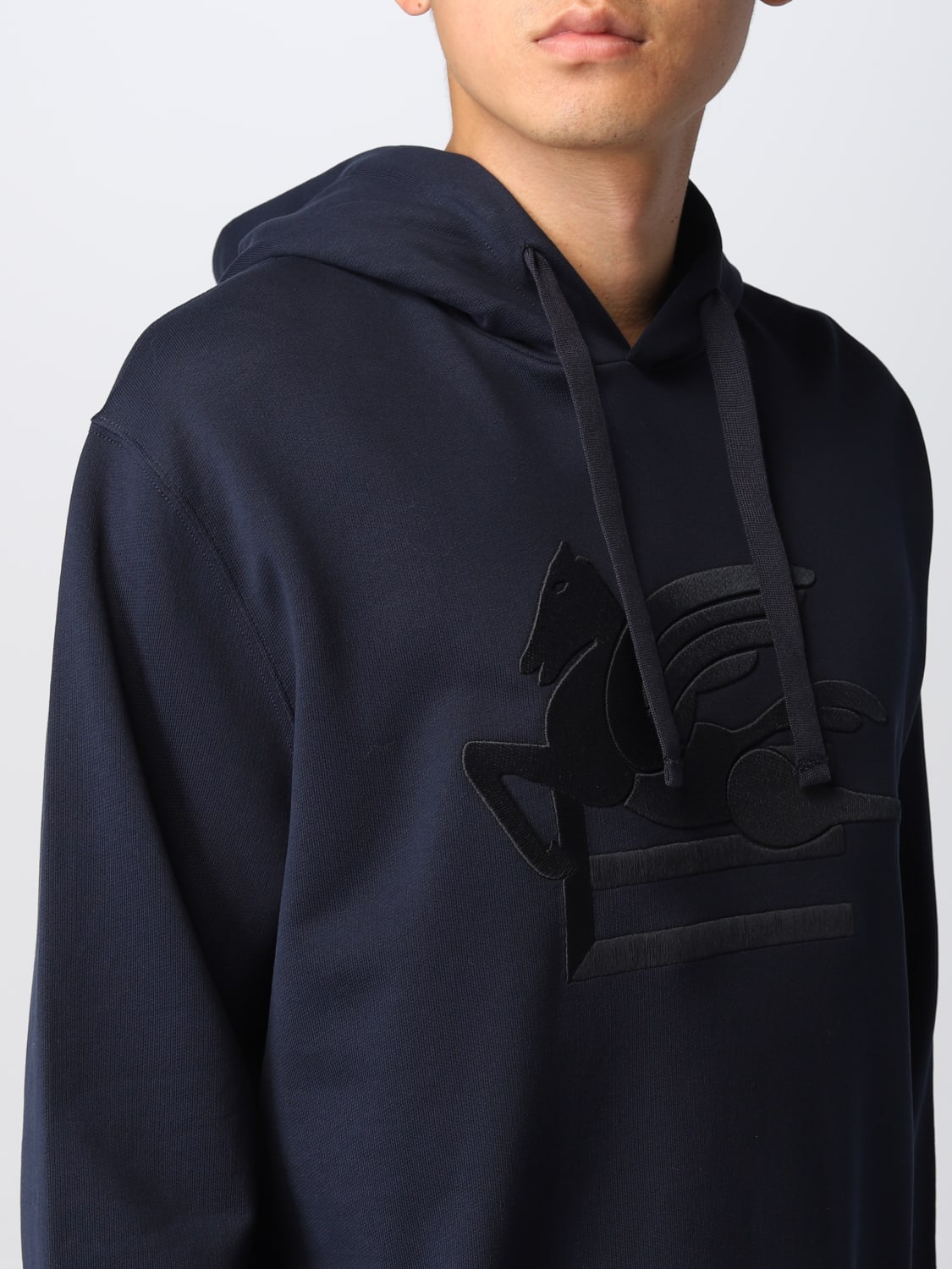 Etro Outlet: sweatshirt in cotton with Pegasus embroidery