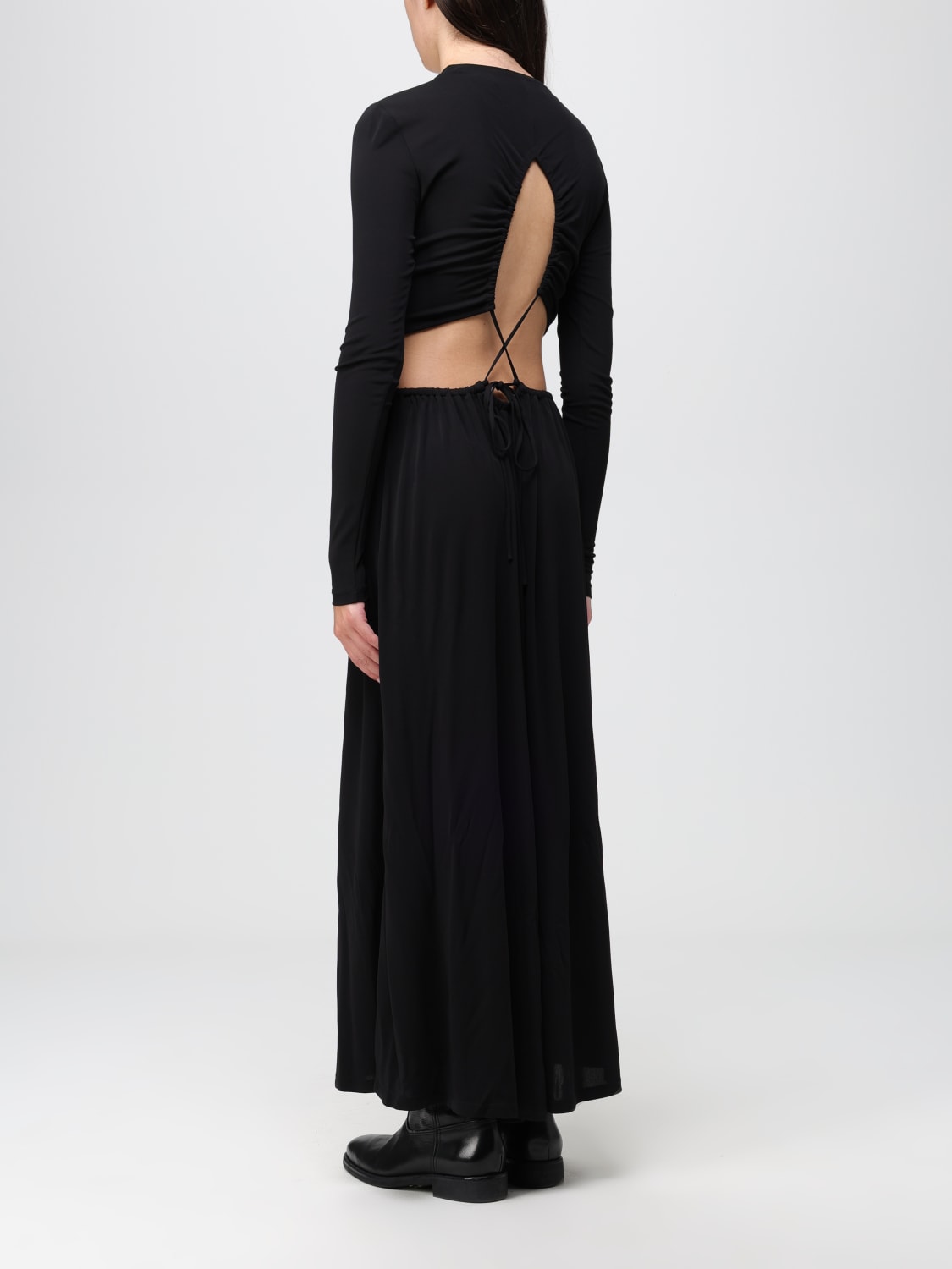 PROENZA SCHOULER DRESS: Proenza Schouler dress in viscose, Black - Img 2