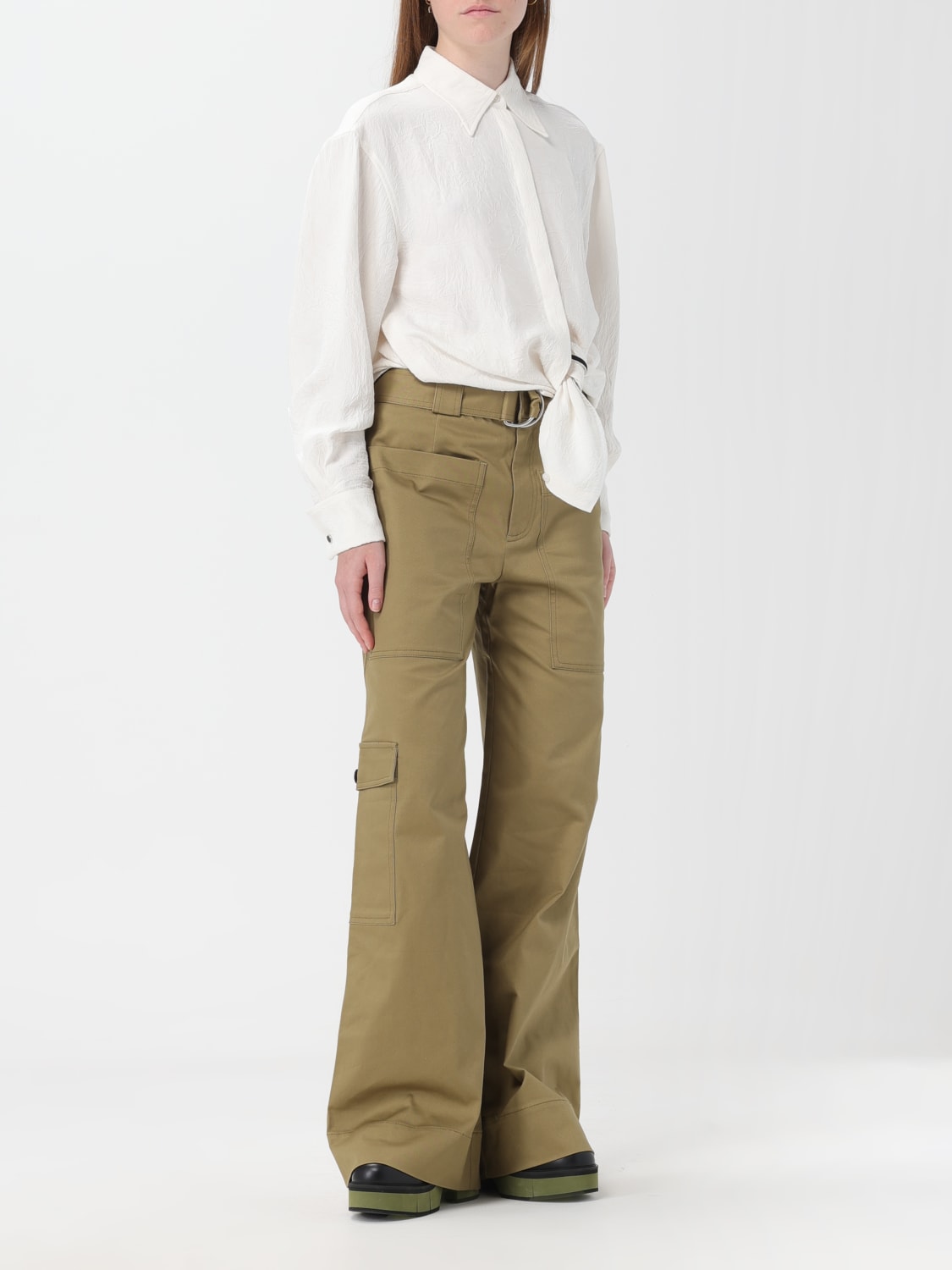 PROENZA SCHOULER PANTALÓN: Pantalón mujer Proenza Schouler, Militar - Img 2