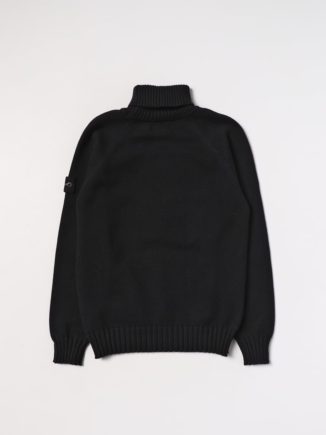 Black stone island jumper junior discount