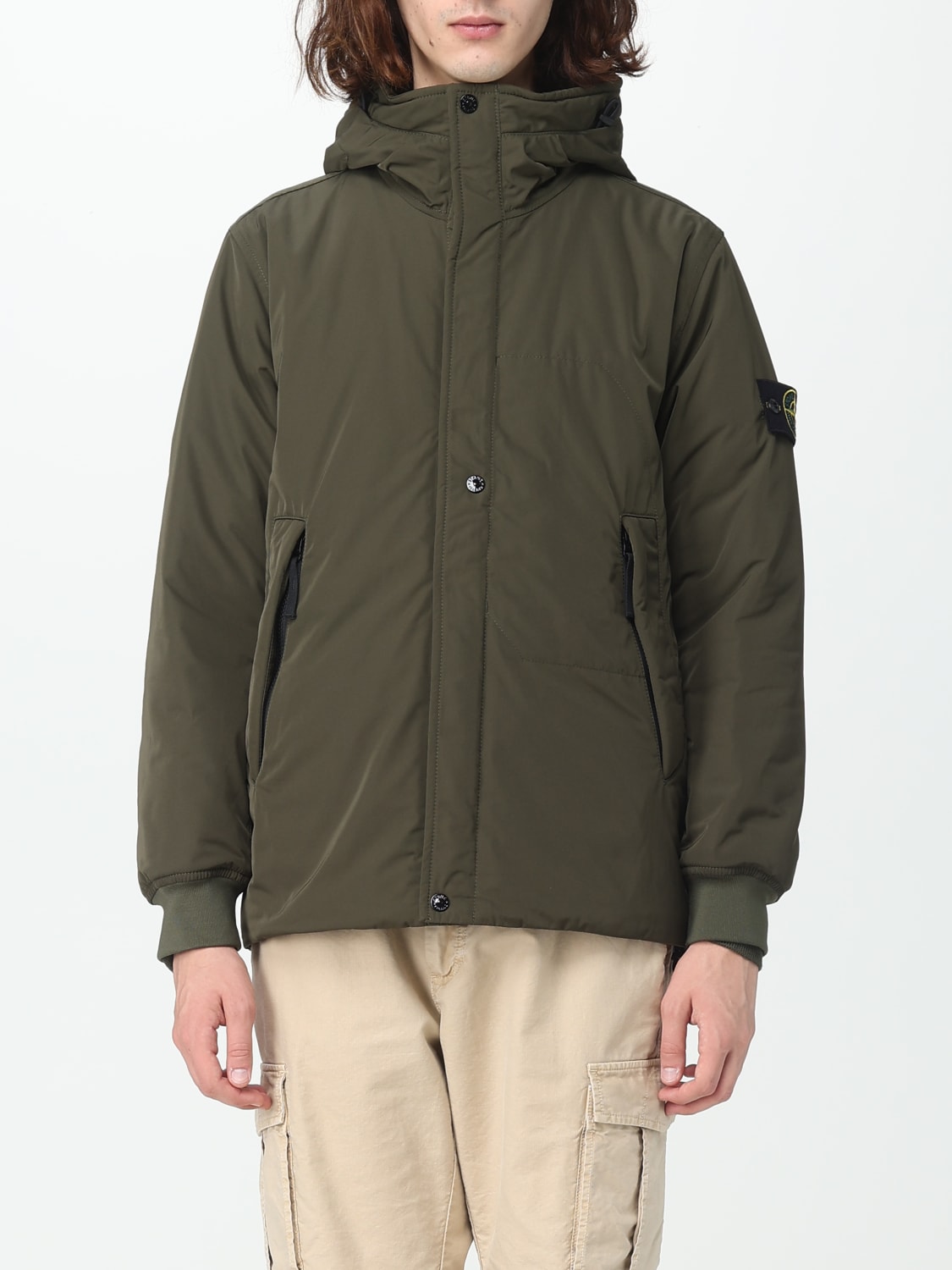 STONE ISLAND：ジャケット メンズ - グリーン | GIGLIO.COMオンライン ...