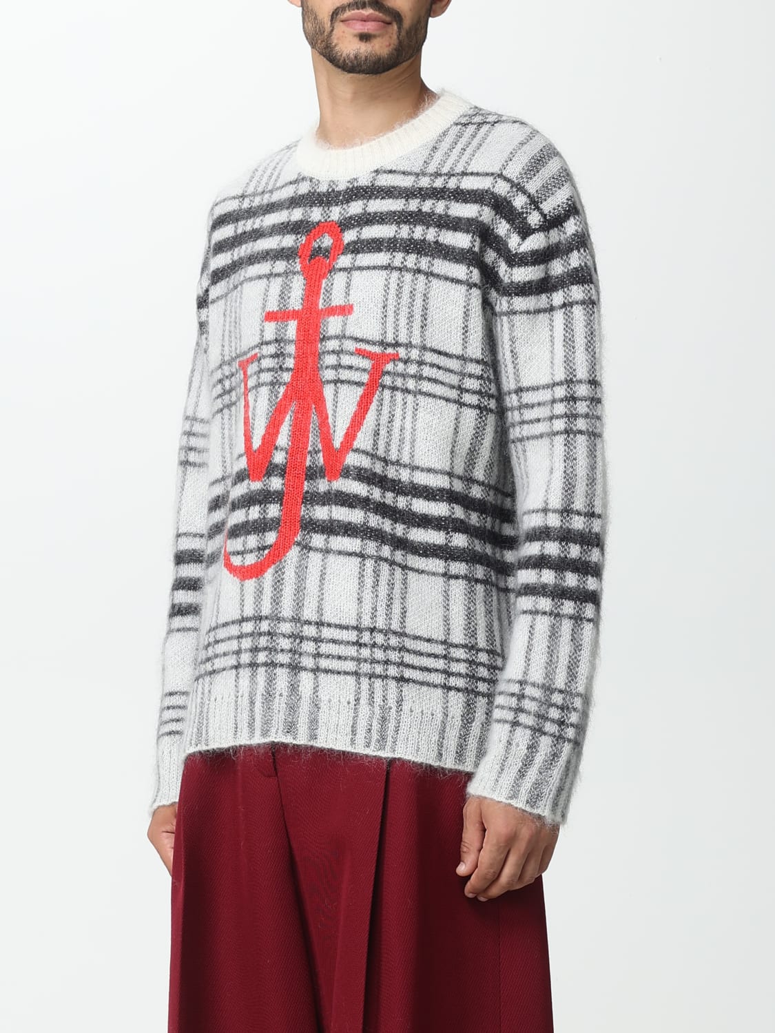 JW ANDERSON PULL: Pull homme Jw Anderson, Blanc - Img 4